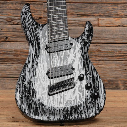 Schecter C-8 Silver Mountain Multi Scale Silver Mountain Electric Guitars / Solid Body