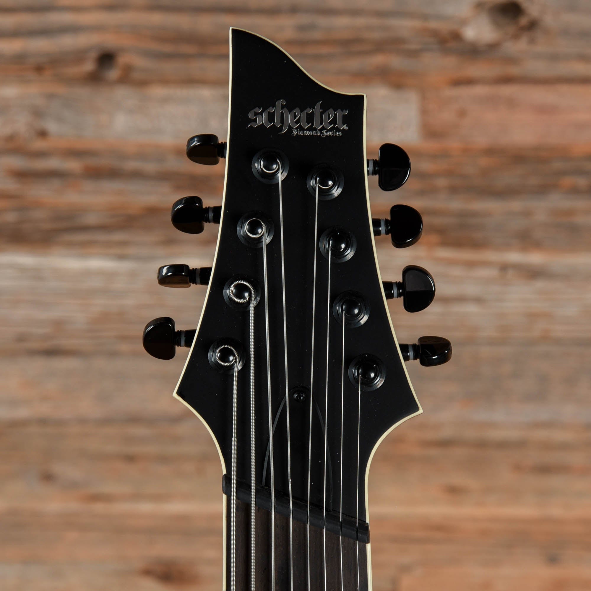 Schecter C8 SLS Evil Twin Black – Chicago Music Exchange