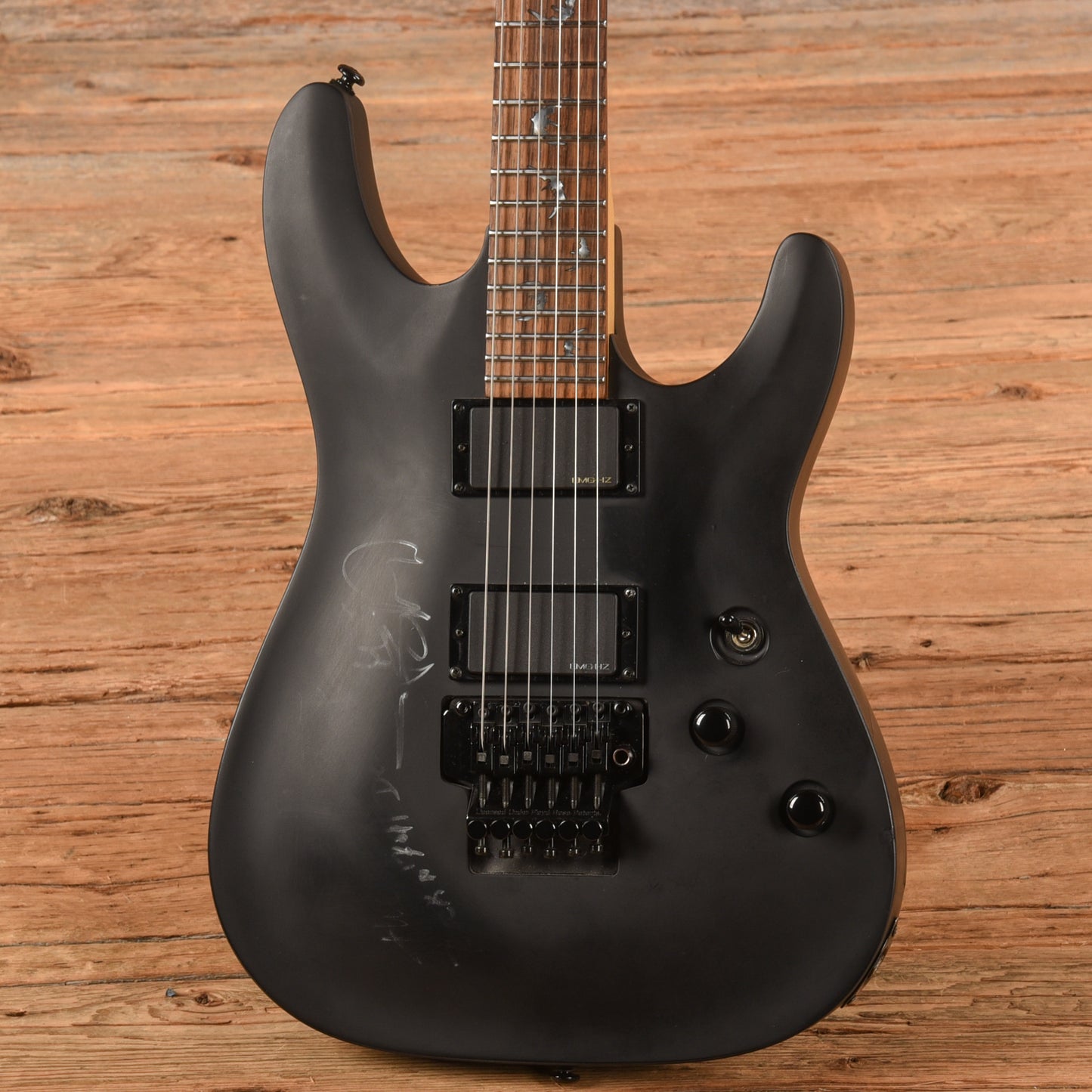 Schecter Damien-6 FR Satin Black 2008 Electric Guitars / Solid Body