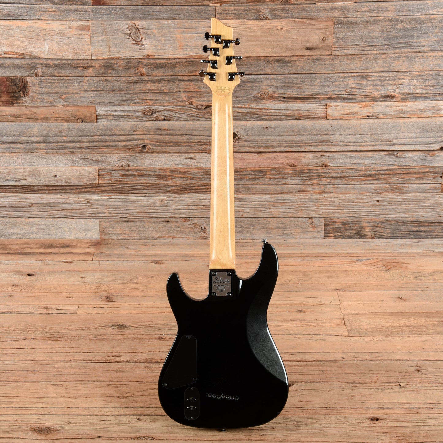 Schecter Damien Elite 7 Black Electric Guitars / Solid Body