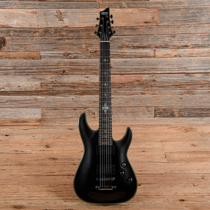 Schecter Damien Elite 7 Black Electric Guitars / Solid Body
