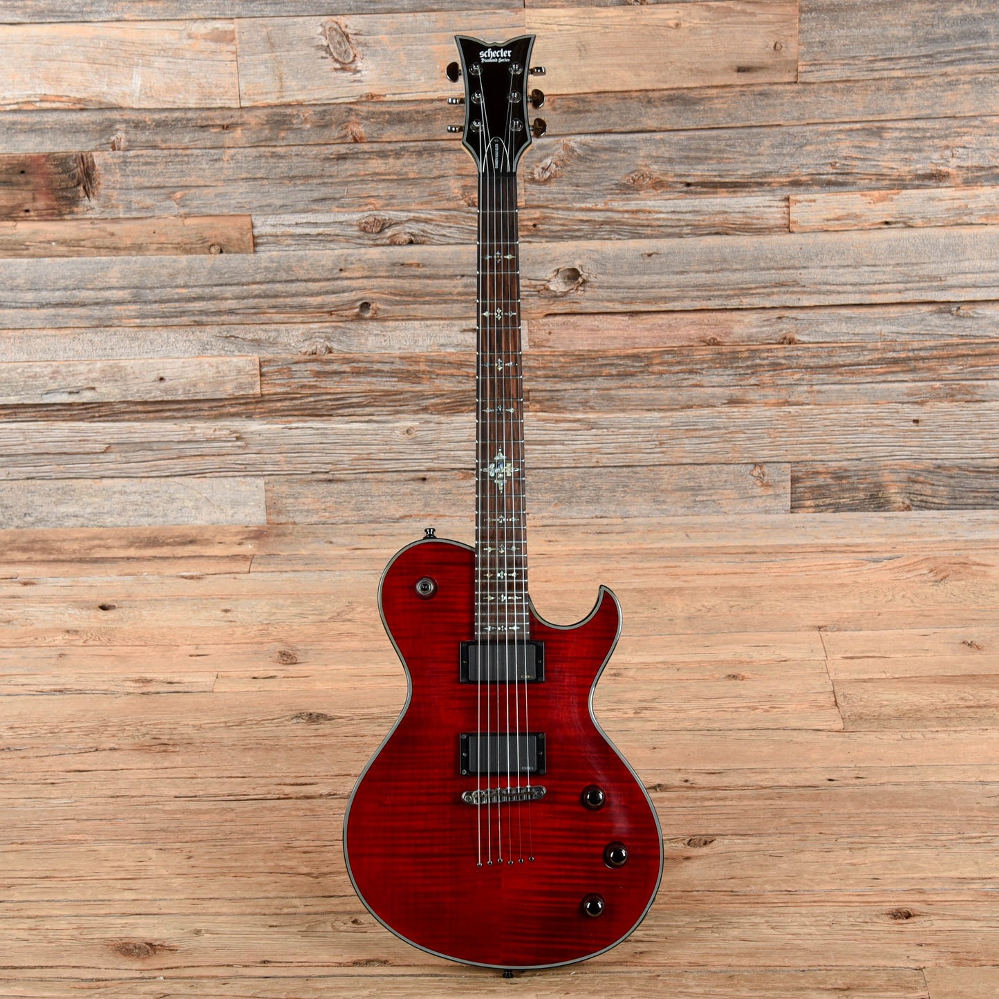 Schecter Damien Solo-6 Elite Black Cherry 2012 Electric Guitars / Solid Body