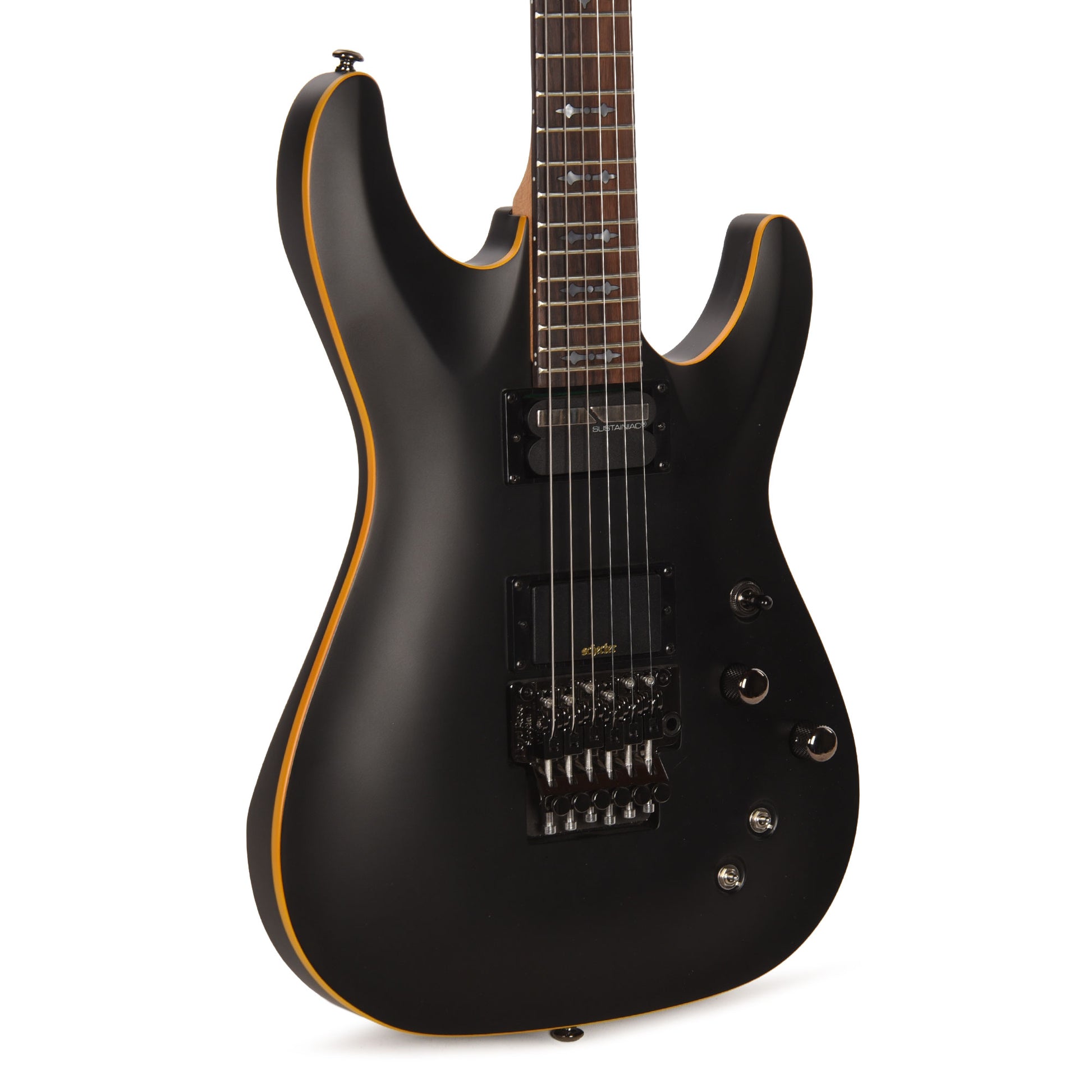 Schecter Demon-6 FR-S Aged Black Satin Electric Guitars / Solid Body