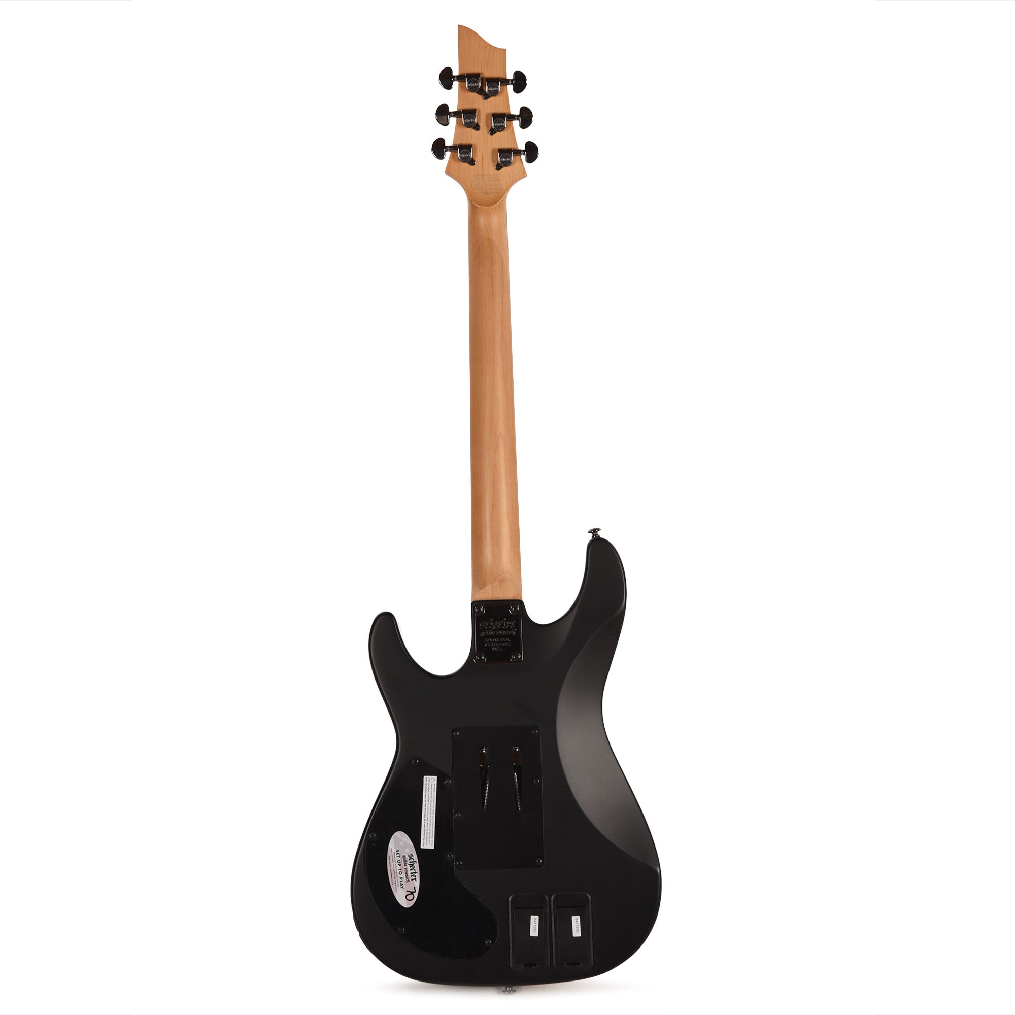 Schecter Demon-6 FR-S Aged Black Satin Electric Guitars / Solid Body