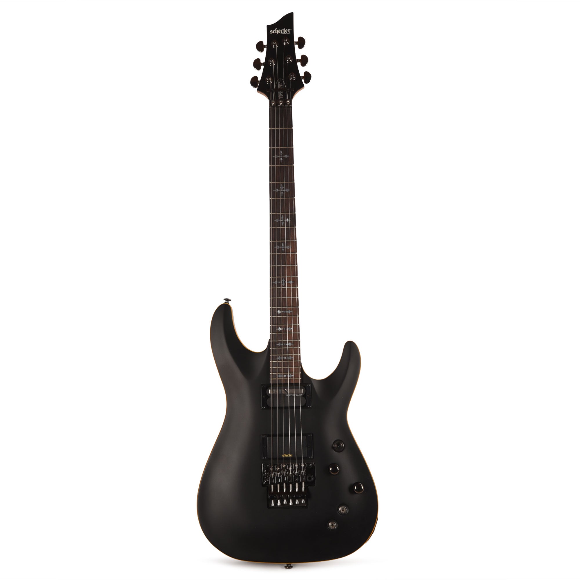Schecter Demon-6 FR-S Aged Black Satin Electric Guitars / Solid Body
