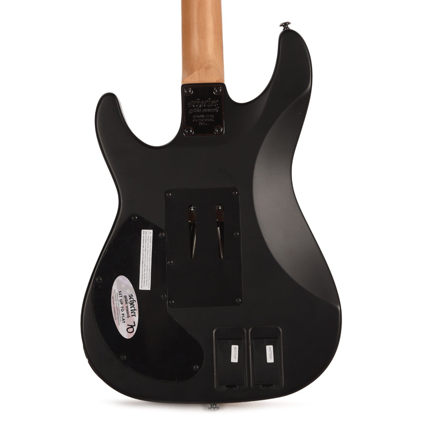 Schecter Demon-6 FR-S Aged Black Satin Electric Guitars / Solid Body