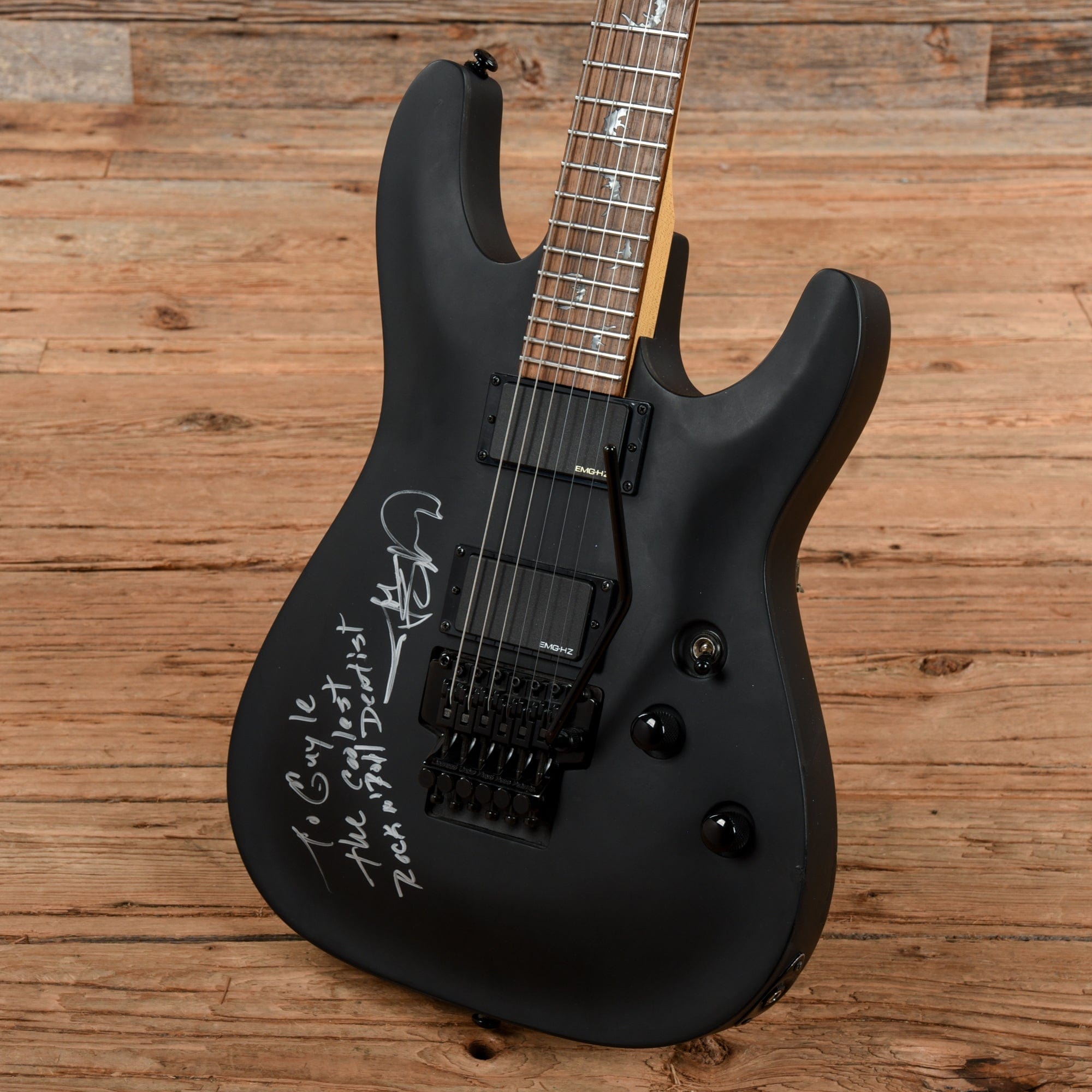 Schector Diamond Schecter Diamond Series Damien-FR Black – Chicago Music Exchange