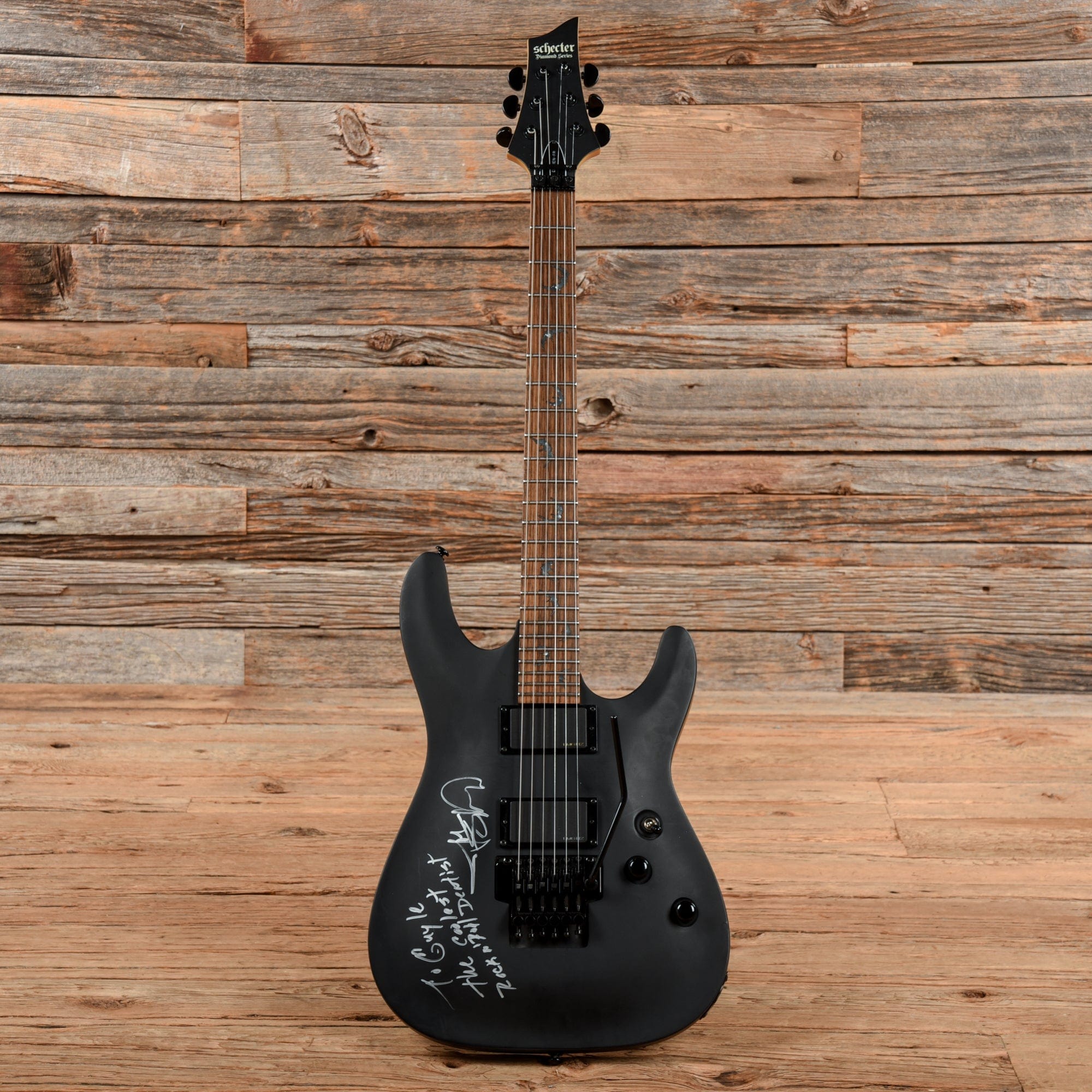 Schector Diamond Schecter Diamond Series Damien-FR Black – Chicago Music Exchange