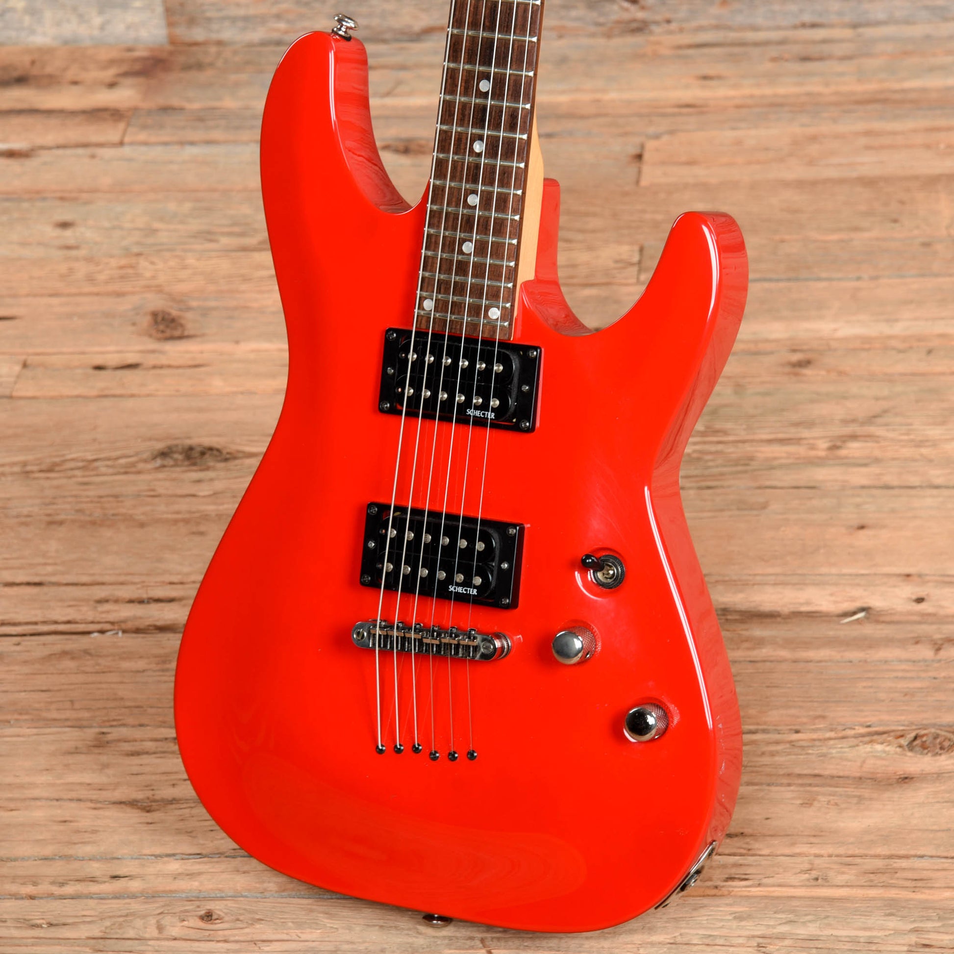 Schecter Diamond Series Omen 6 Red 2009 Electric Guitars / Solid Body