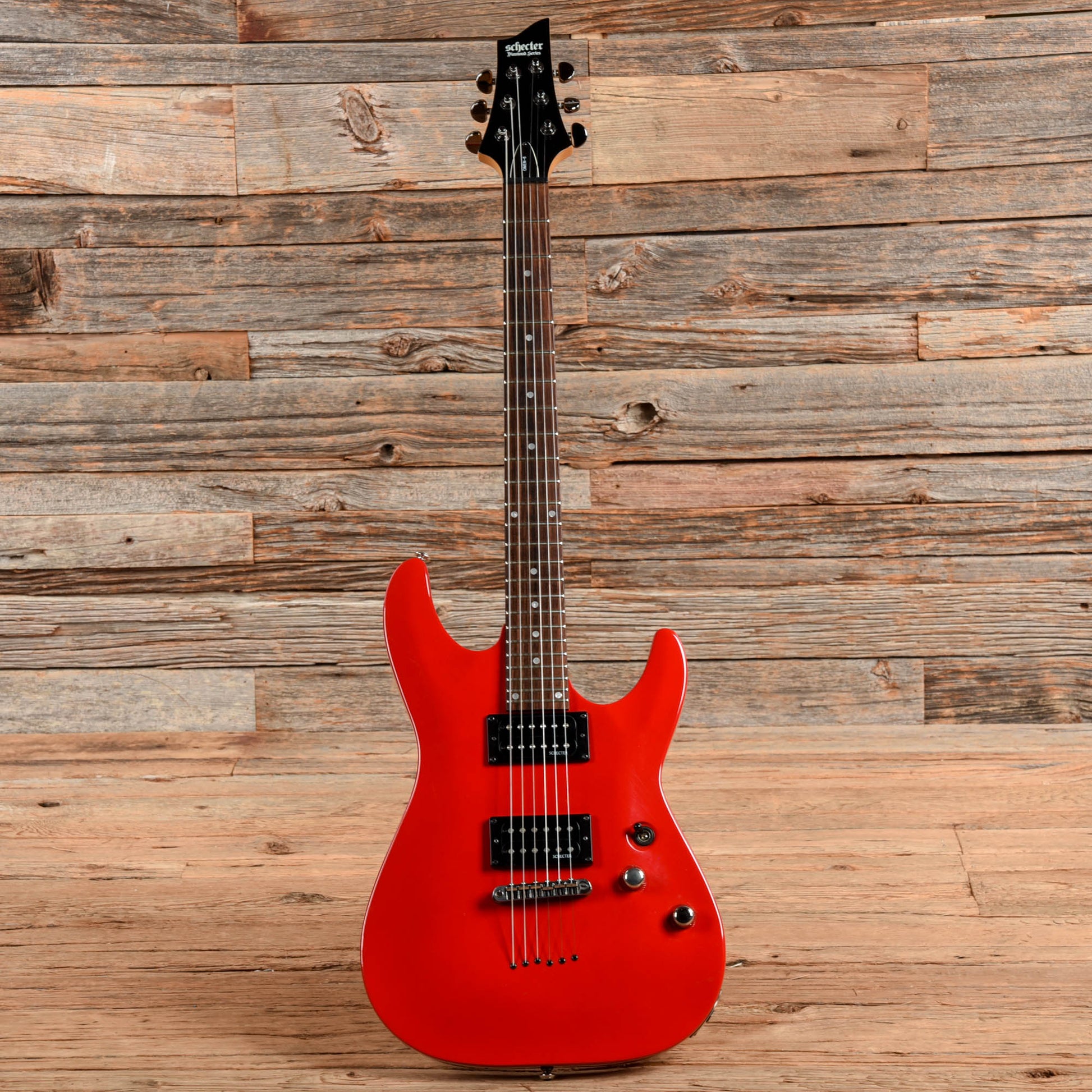 Schecter Diamond Series Omen 6 Red 2009 Electric Guitars / Solid Body