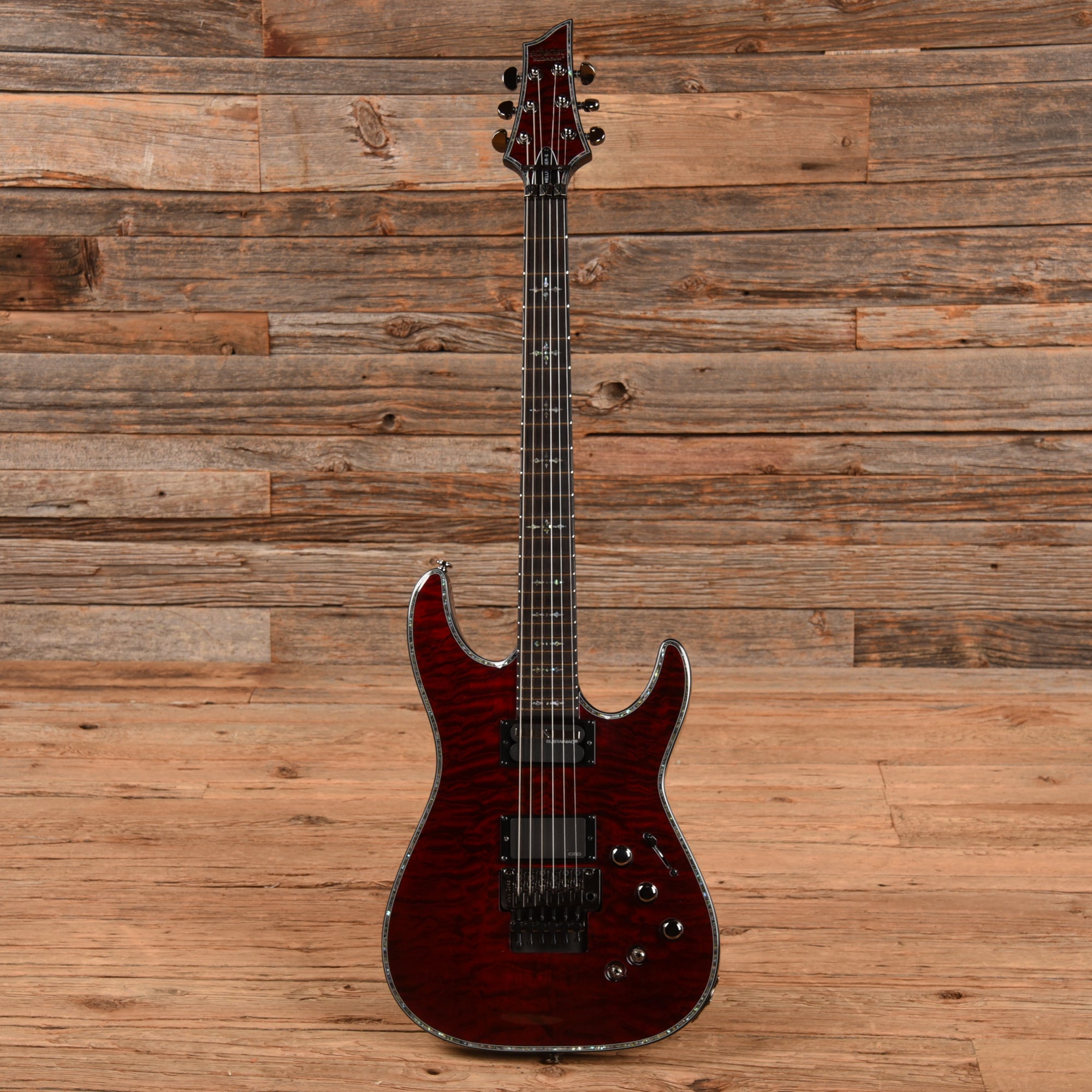 Schecter Hellraiser C-1 FR S Sustainiac Black Cherry 2022 Electric Guitars / Solid Body