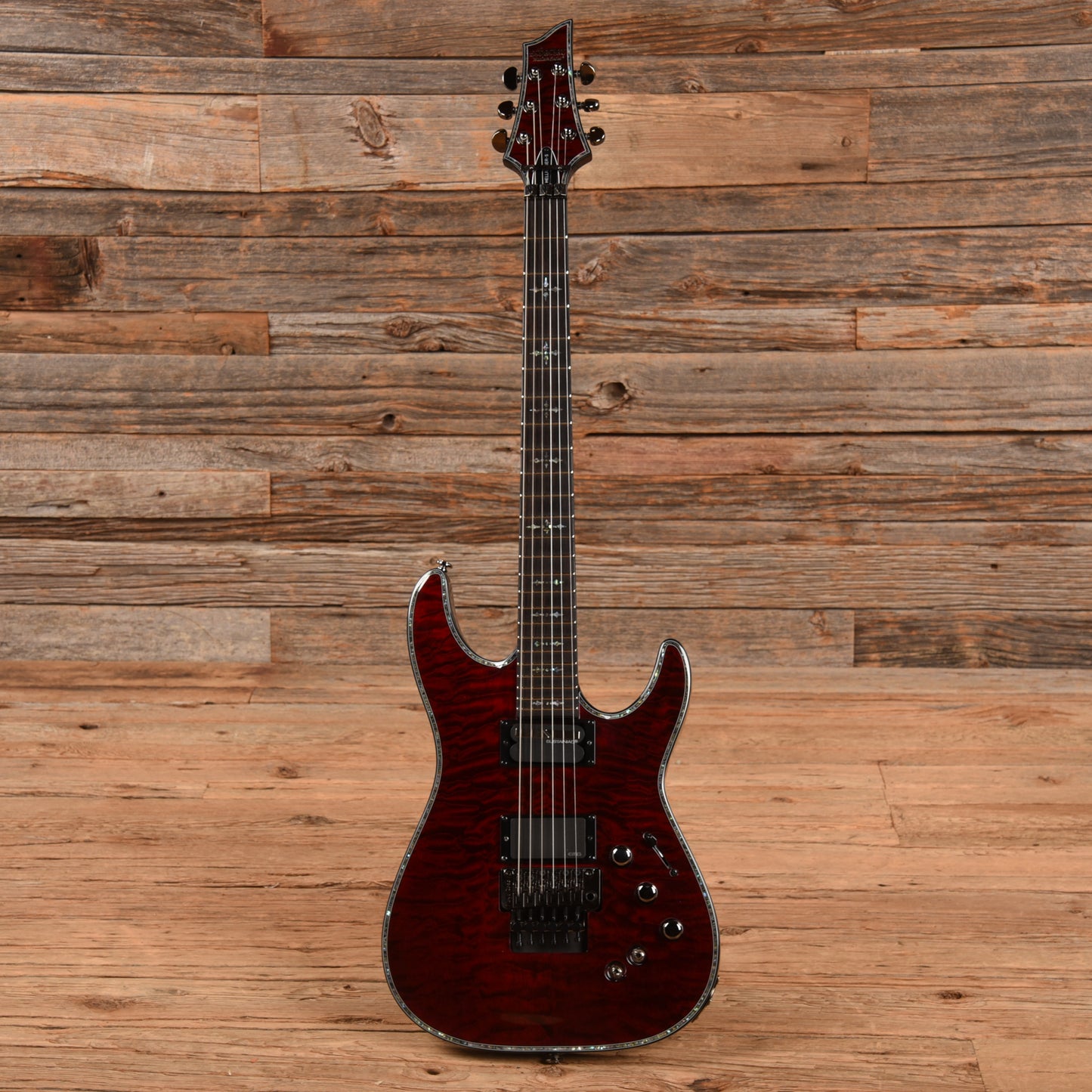 Schecter Hellraiser C-1 FR S Sustainiac Black Cherry 2022 Electric Guitars / Solid Body