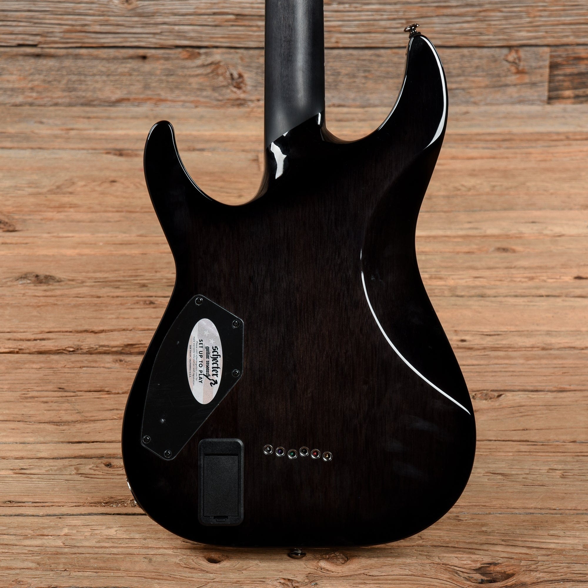 Schecter Hellraiser Hybrid C-1 Transparent Black 2022 Electric Guitars / Solid Body