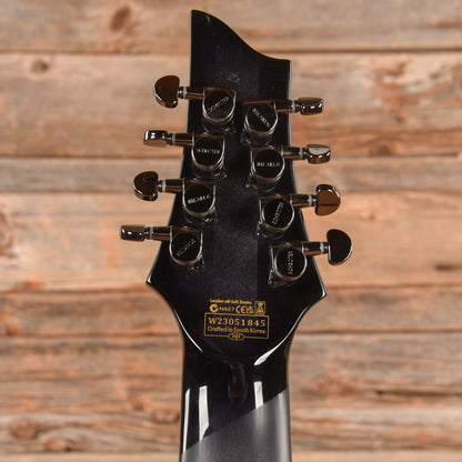 Schecter Hellraiser Hybrid C-8 Transparent Black Burst 2023 Electric Guitars / Solid Body