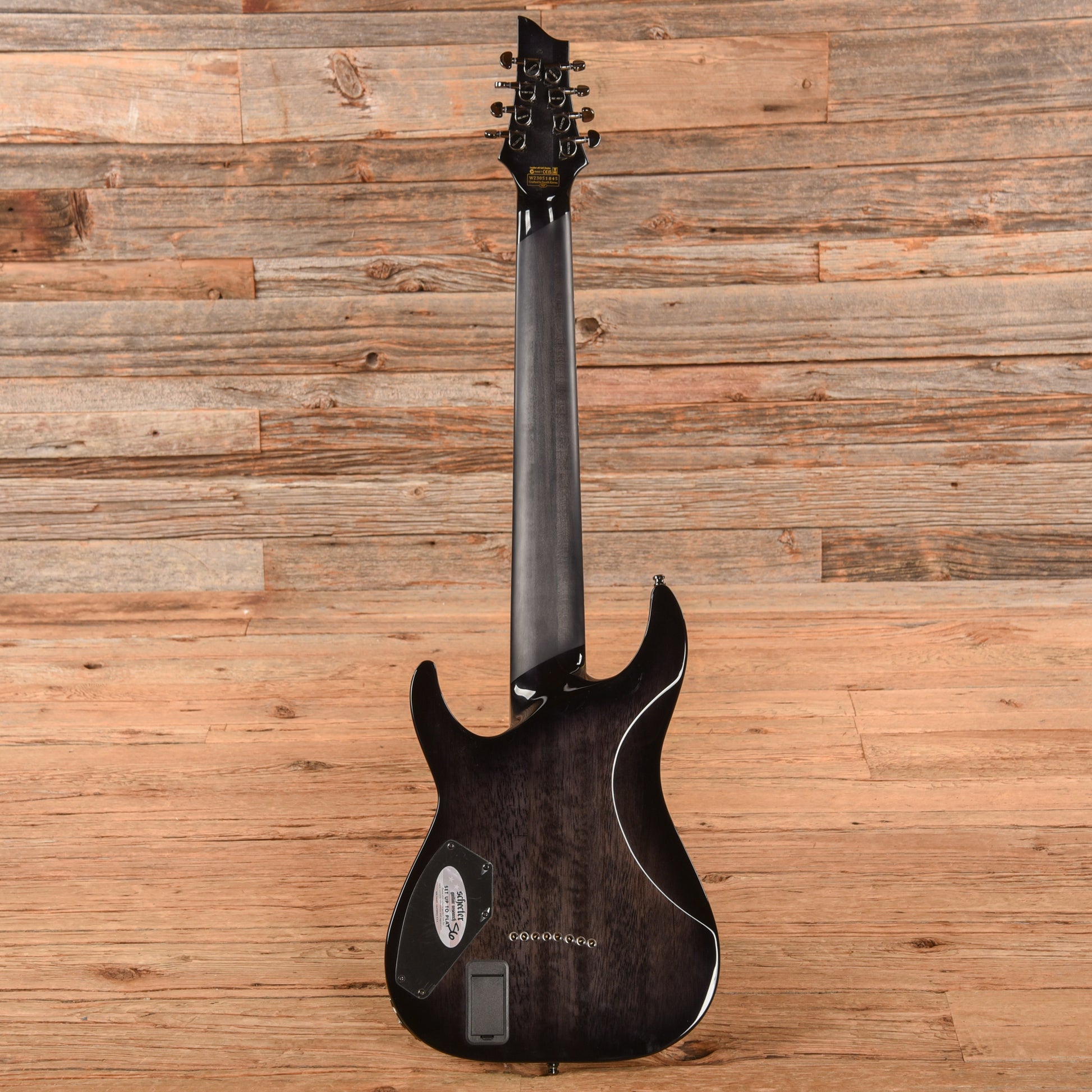 Schecter Hellraiser Hybrid C-8 Transparent Black Burst 2023 Electric Guitars / Solid Body