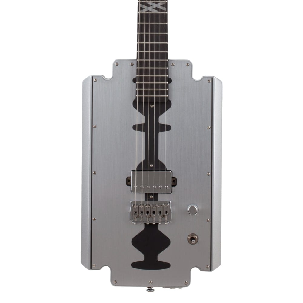 Schecter Machine Gun Kelly Razorblade Metallic Silver Electric Guitars / Solid Body