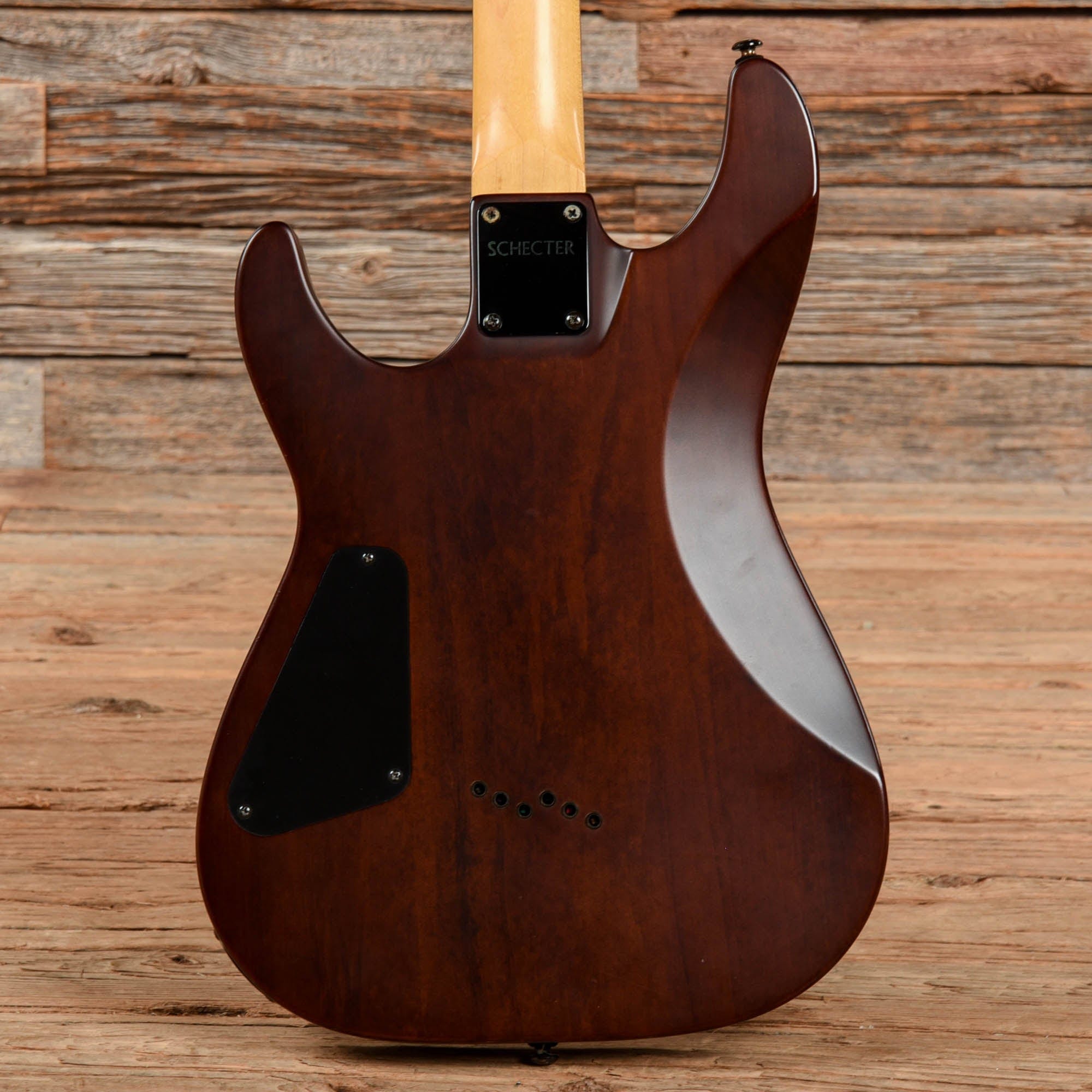 Schecter Omen-6 Walnut Satin – Chicago Music Exchange