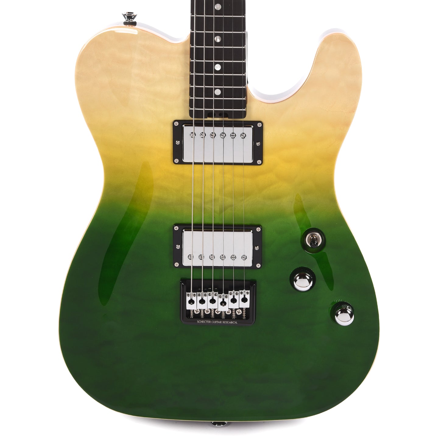 Schecter PT Classic Caribbean Fade Burst Electric Guitars / Solid Body