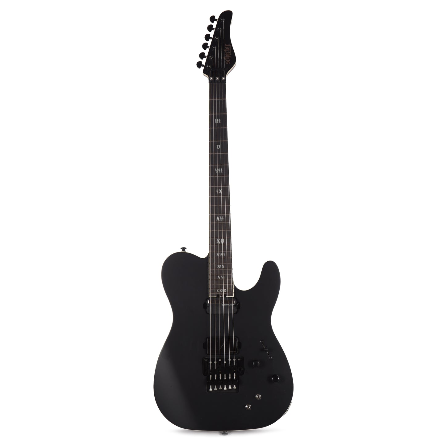 Schecter PT FR-S SLS Elite Evil Twin Satin Black Electric Guitars / Solid Body