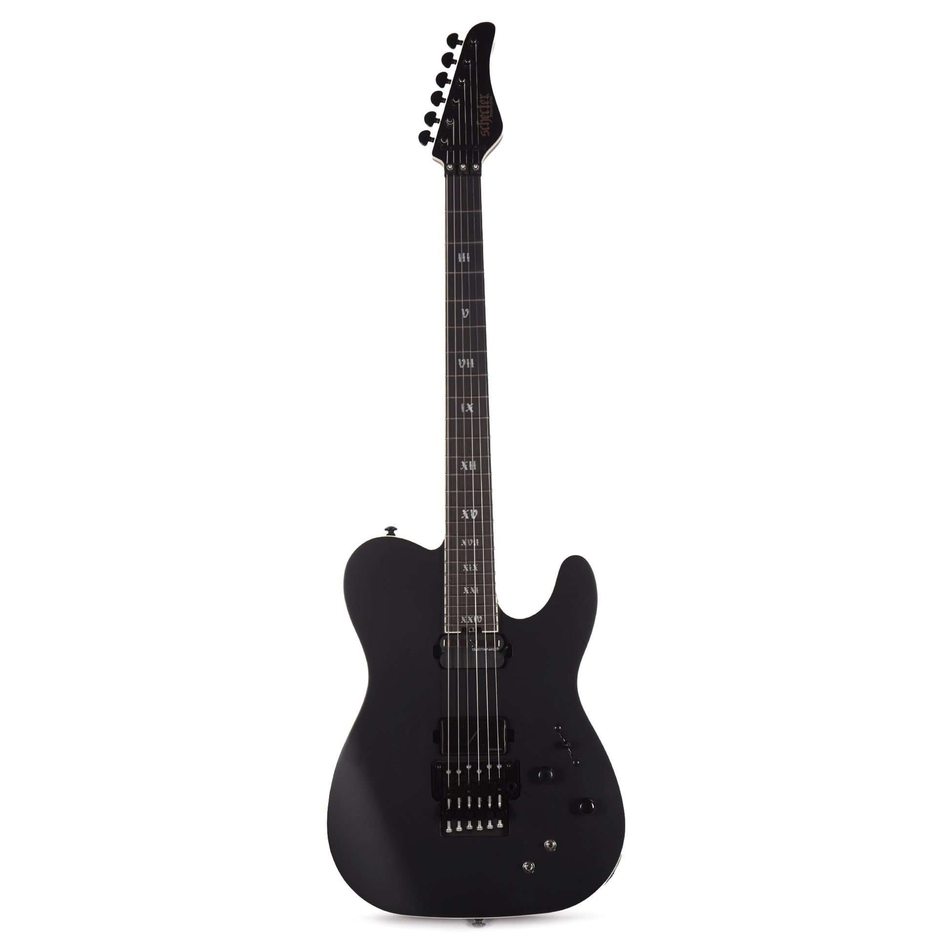 Schecter PT FR-S SLS Elite Evil Twin Satin Black Electric Guitars / Solid Body