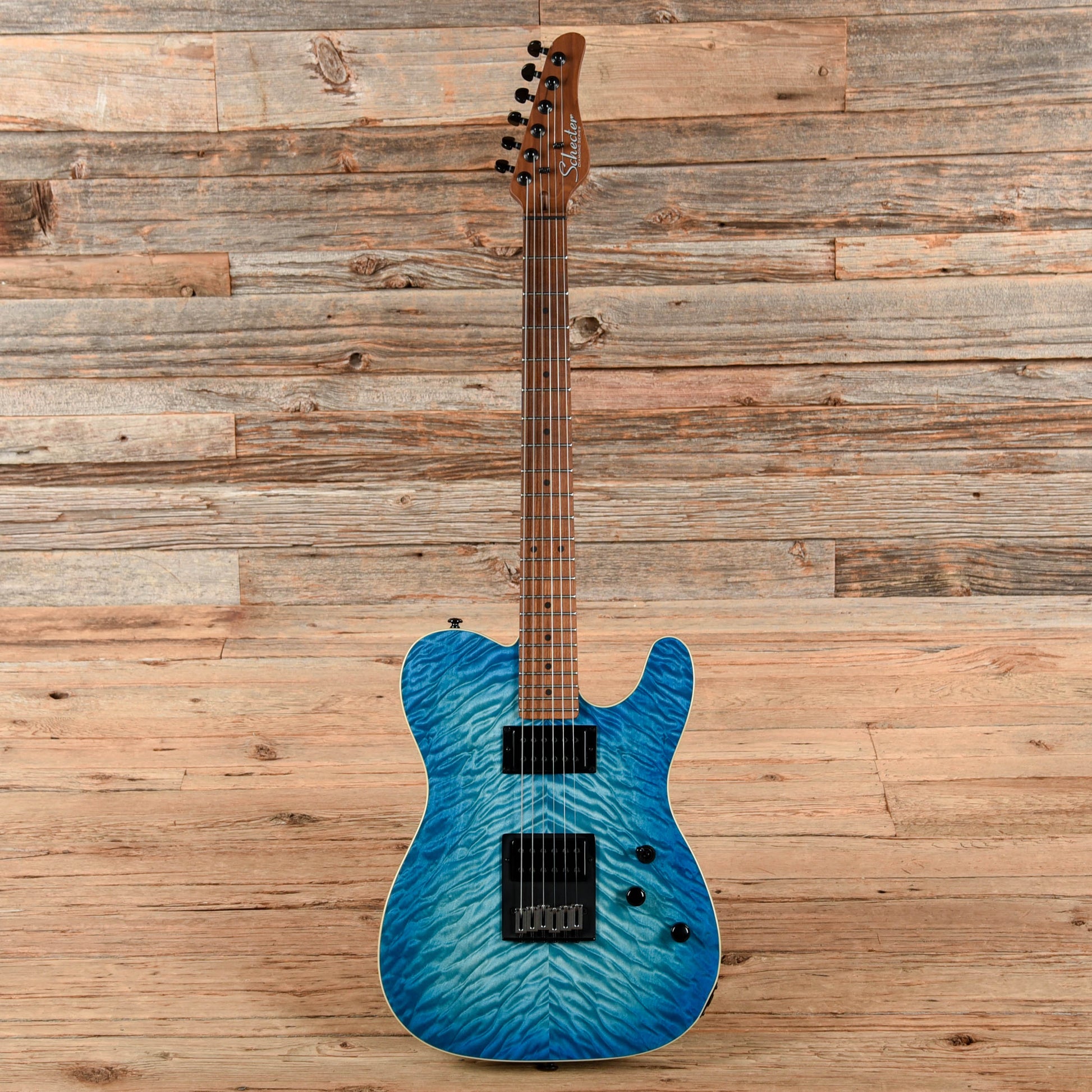Schecter PT Pro Blue Burst 2022 Electric Guitars / Solid Body