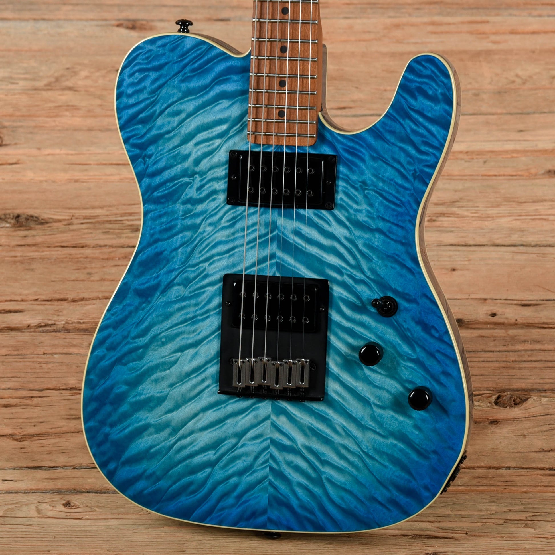Schecter PT Pro Blue Burst 2022 Electric Guitars / Solid Body