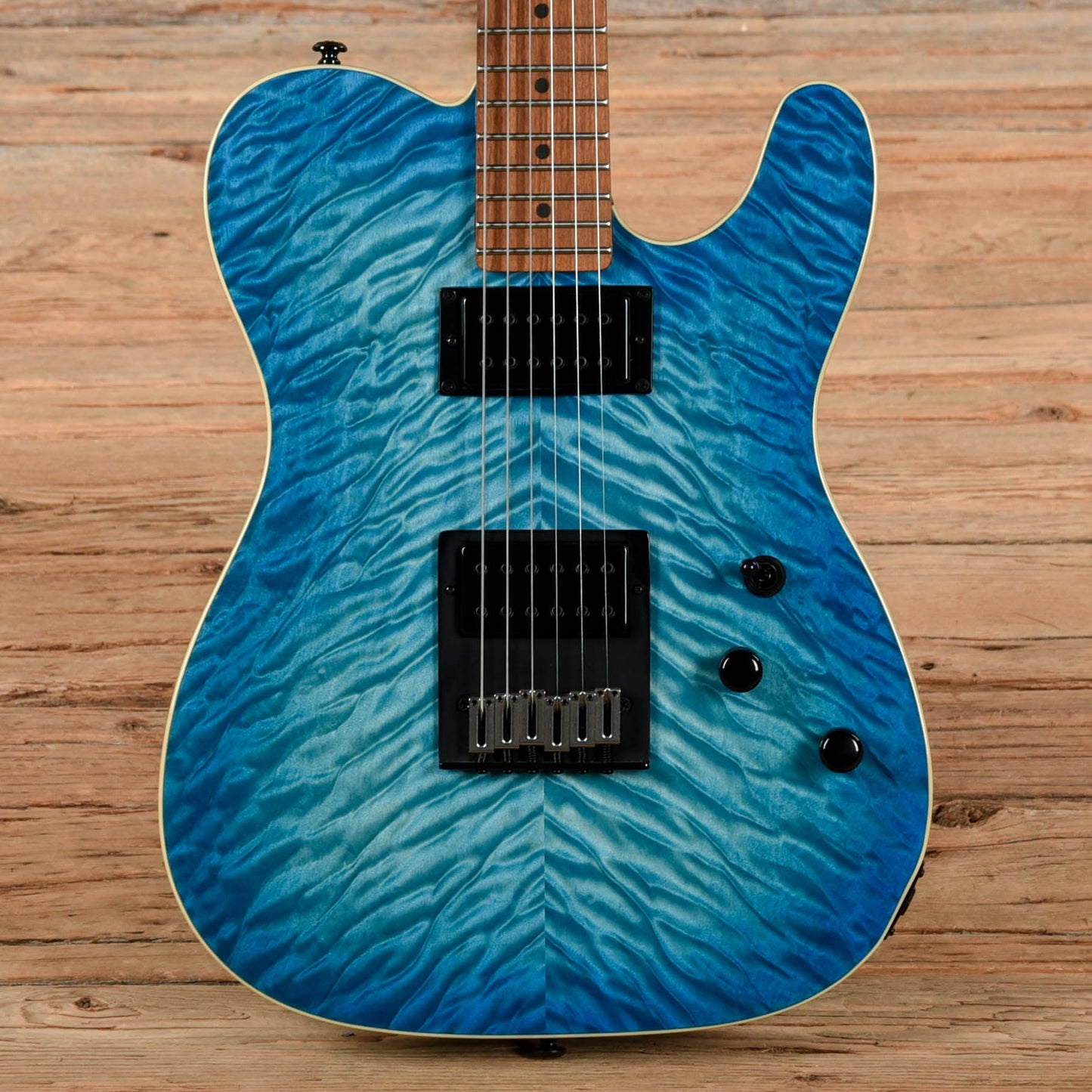 Schecter PT Pro Blue Burst 2022 Electric Guitars / Solid Body