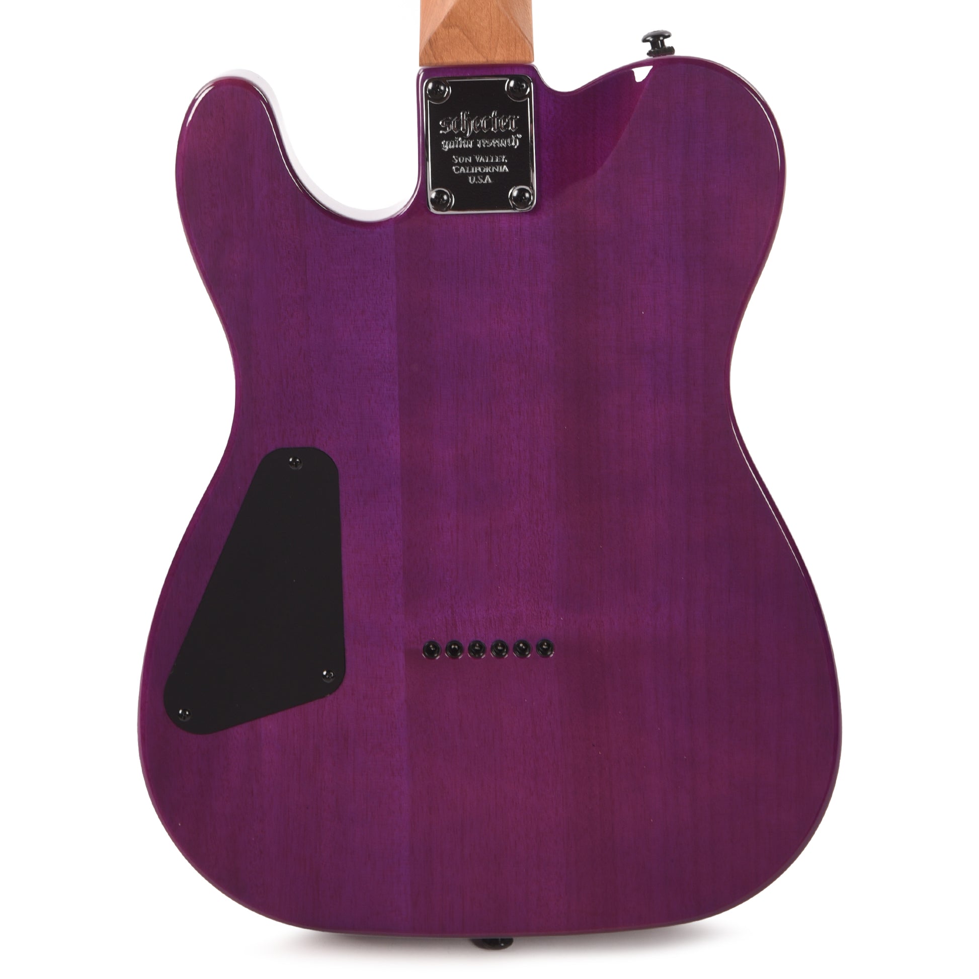 Schecter PT Standard Electric Guitar Purple Burst Burl Electric Guitars / Solid Body