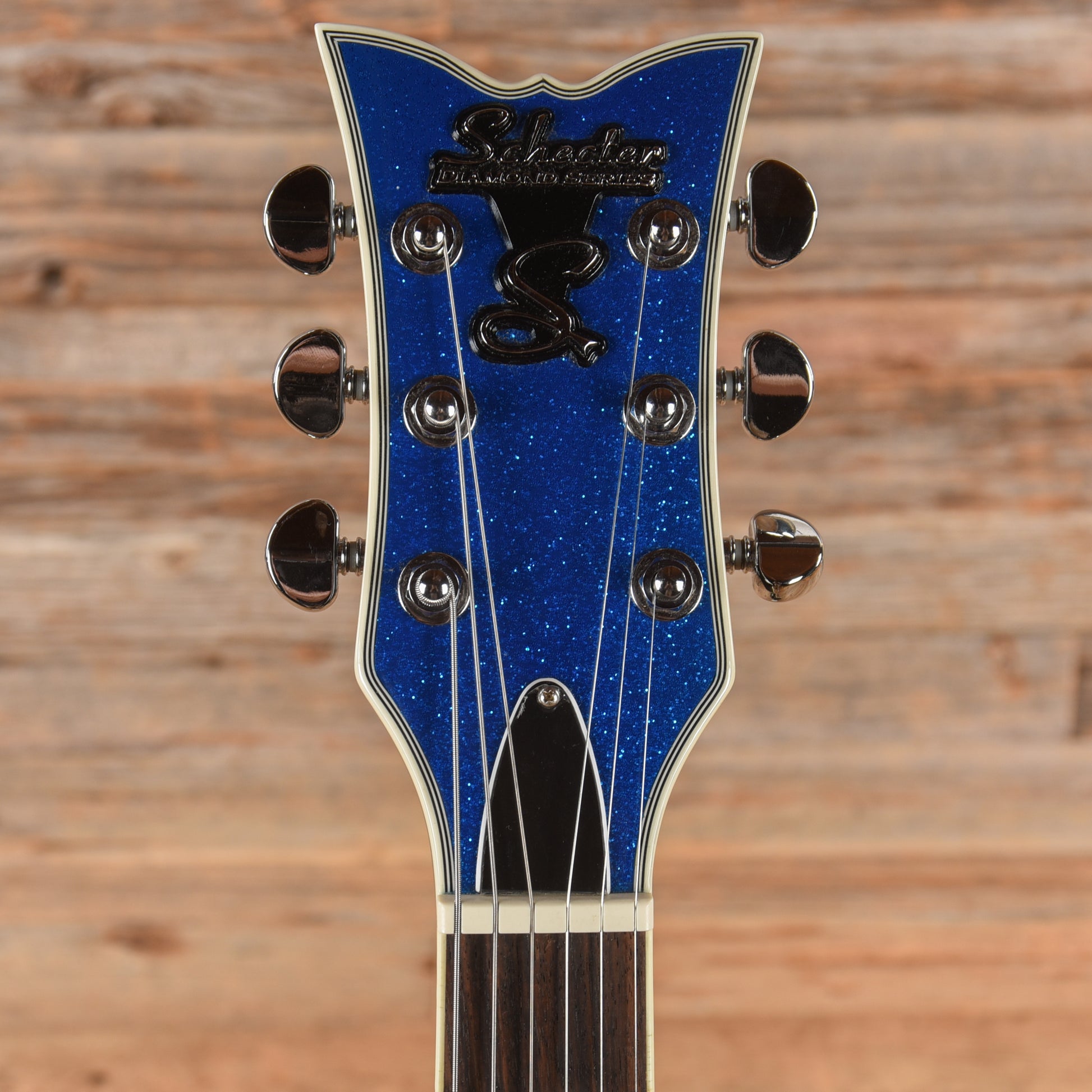 Schecter Solo-6B Blue Sparkle 2017 Electric Guitars / Solid Body