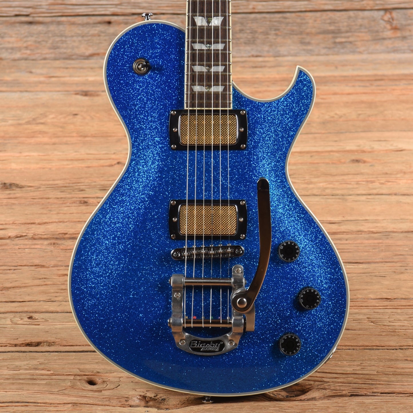 Schecter Solo-6B Blue Sparkle 2017 Electric Guitars / Solid Body