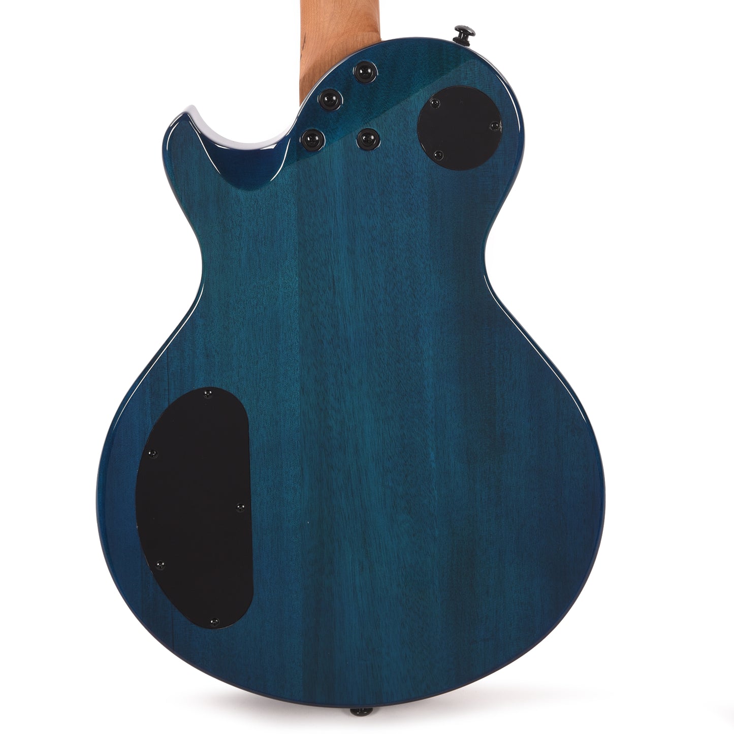 Schecter Solo-II Standard Electric Guitar Ocean Blue Burst Burl Electric Guitars / Solid Body