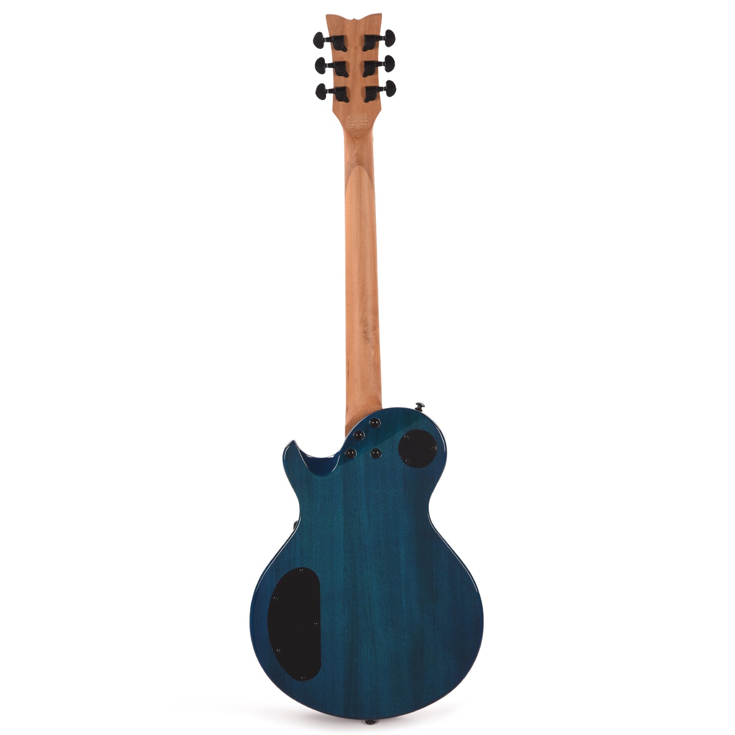 Schecter Solo-II Standard Electric Guitar Ocean Blue Burst Burl Electric Guitars / Solid Body