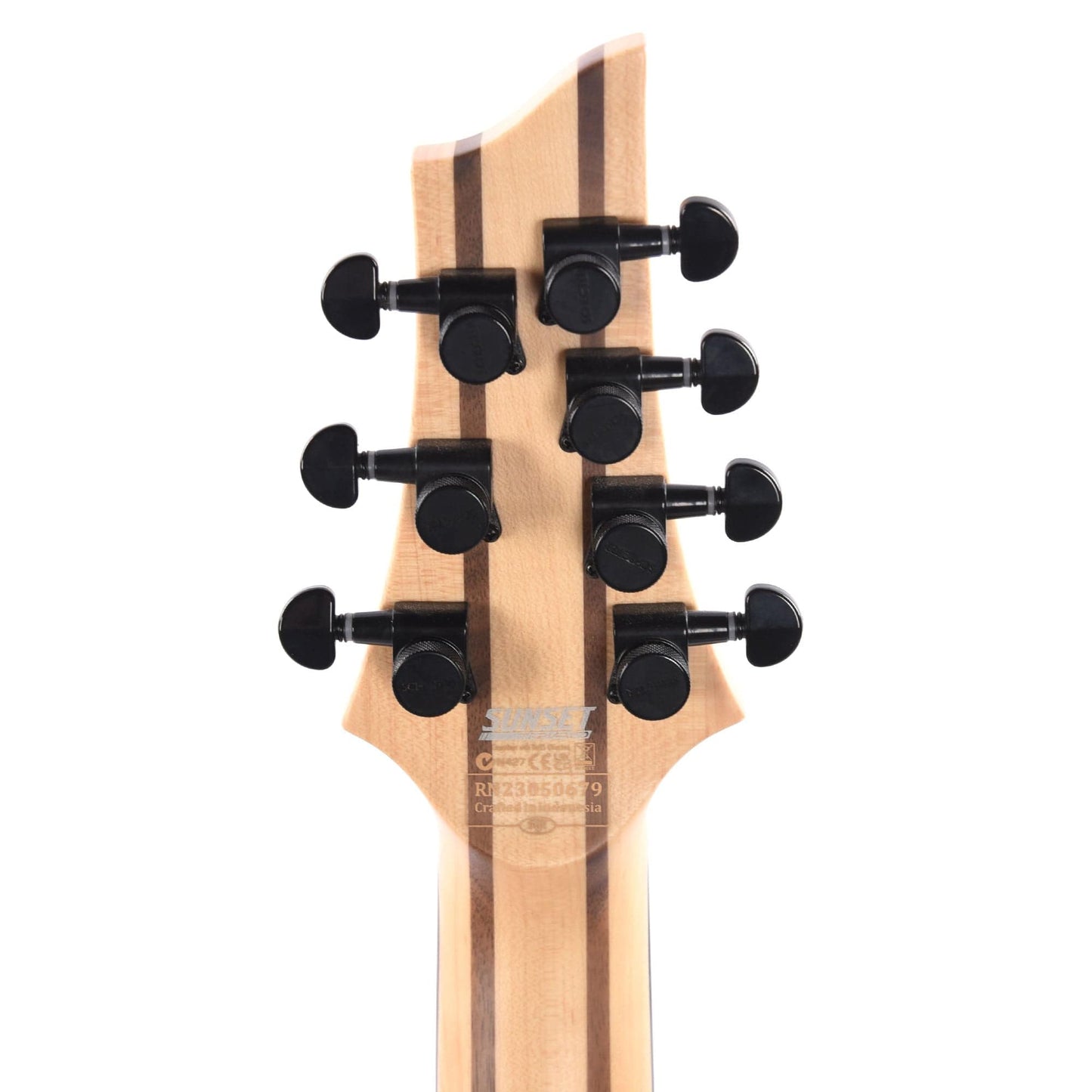 Schecter Sunset-7 Triad Gloss Black Electric Guitars / Solid Body