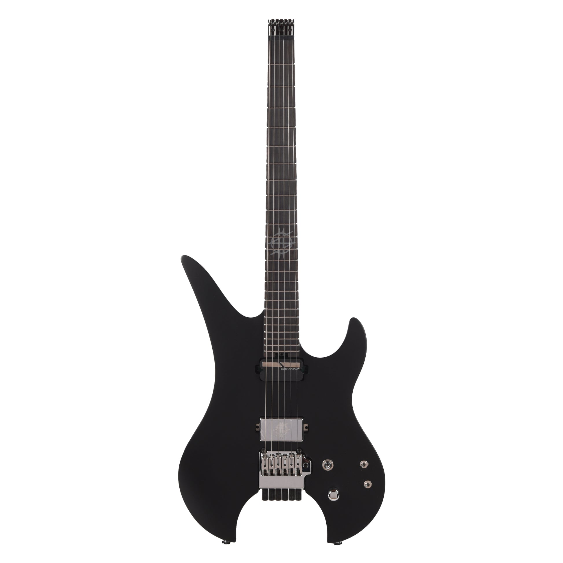 Schecter Synyster Gates Custom-6 TR-S Headless Electric Guitar Satin Black Electric Guitars / Solid Body