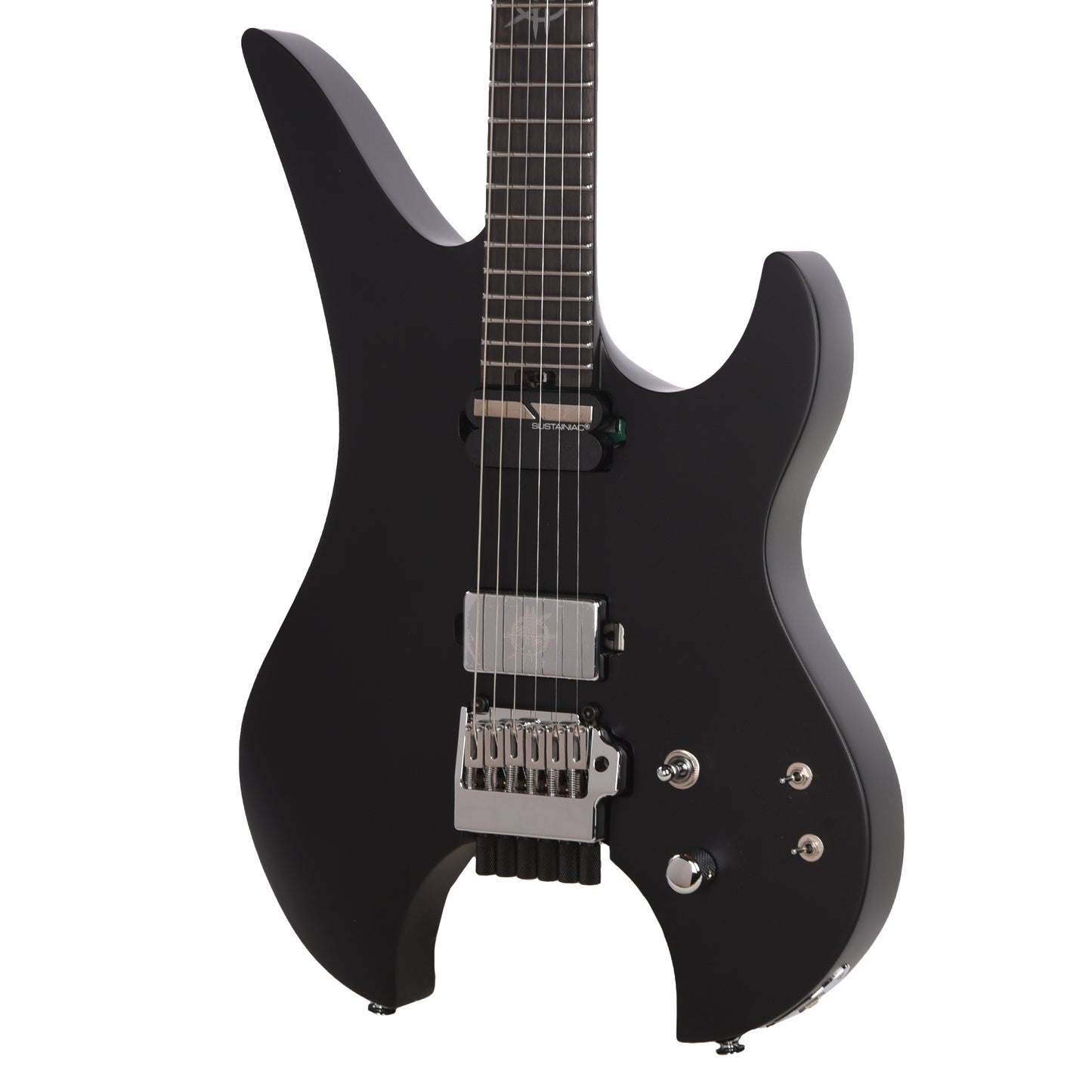 Schecter Synyster Gates Custom-6 TR-S Headless Electric Guitar Satin Black Electric Guitars / Solid Body