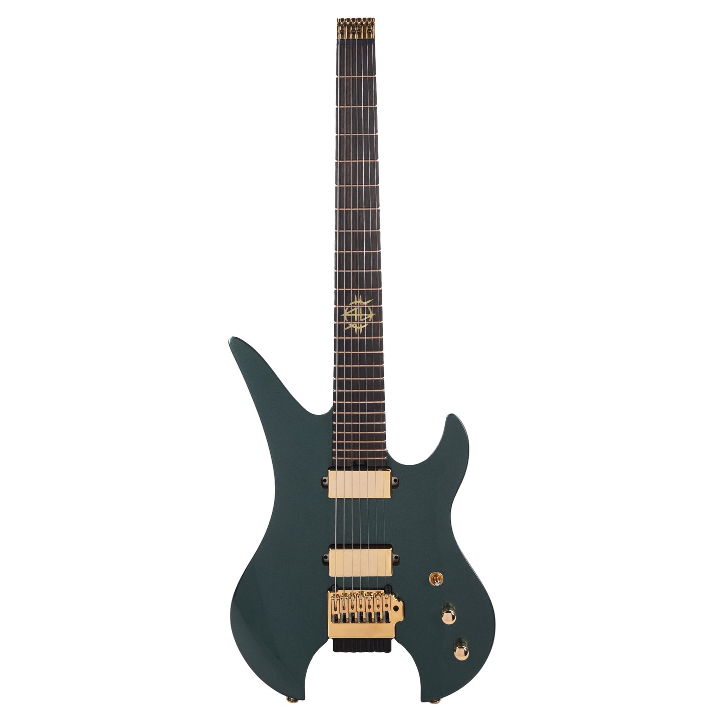 Schecter Synyster Gates Custom-7 TR Headless Electric Guitar Oak Green Metallic Electric Guitars / Solid Body
