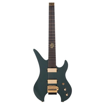 Schecter Synyster Gates Custom-7 TR Headless Electric Guitar Oak Green Metallic Electric Guitars / Solid Body