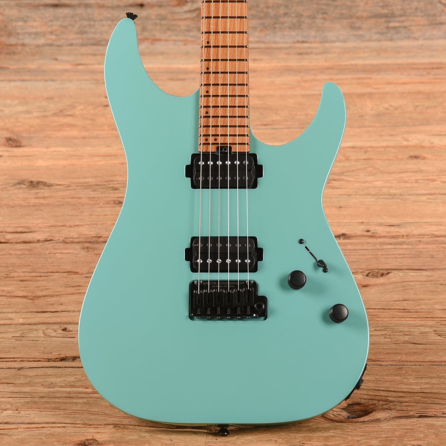 Schecter USA AM6 Aaron Marshall Signature Pale Emerald 2024 Electric Guitars / Solid Body