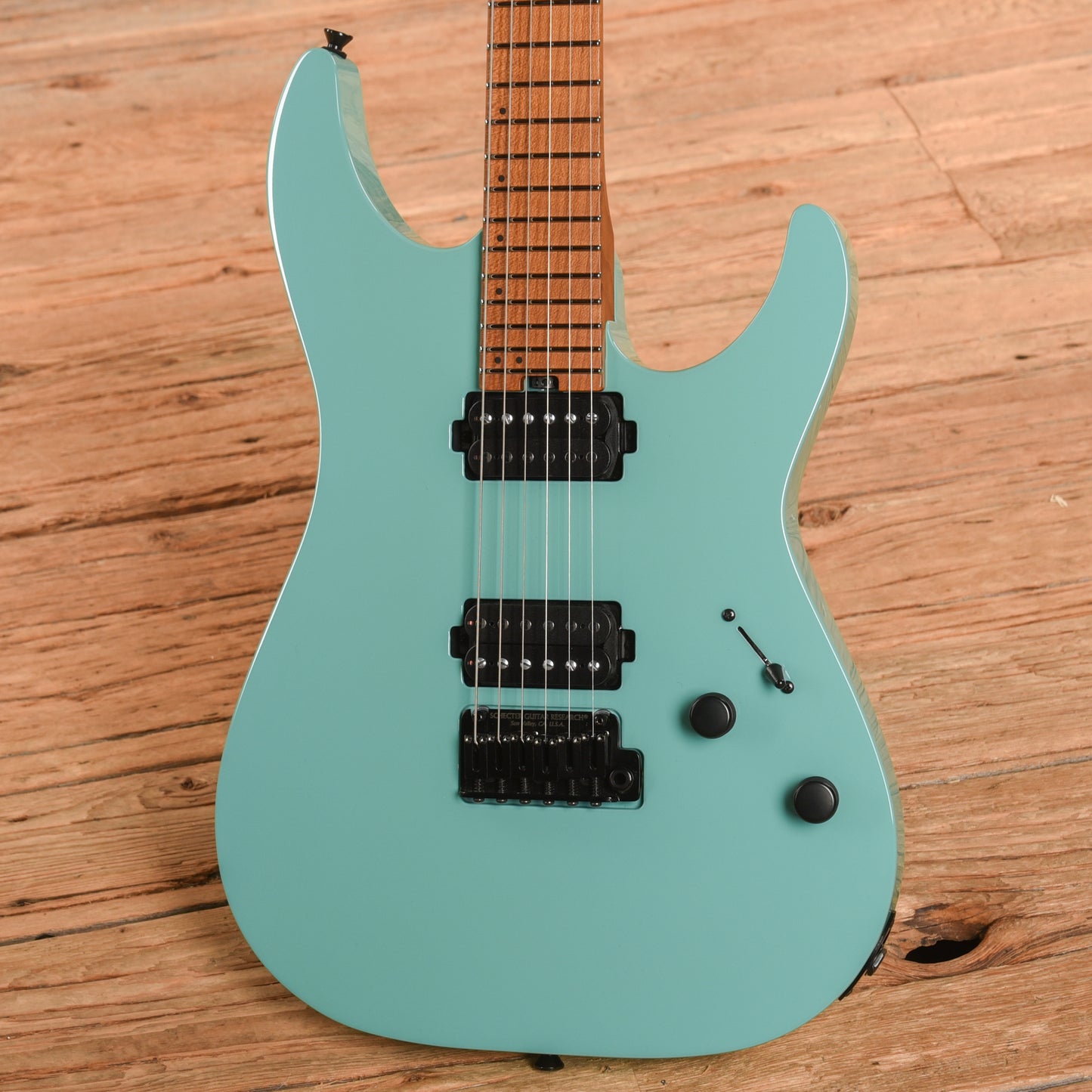 Schecter USA AM6 Aaron Marshall Signature Pale Emerald 2024 Electric Guitars / Solid Body