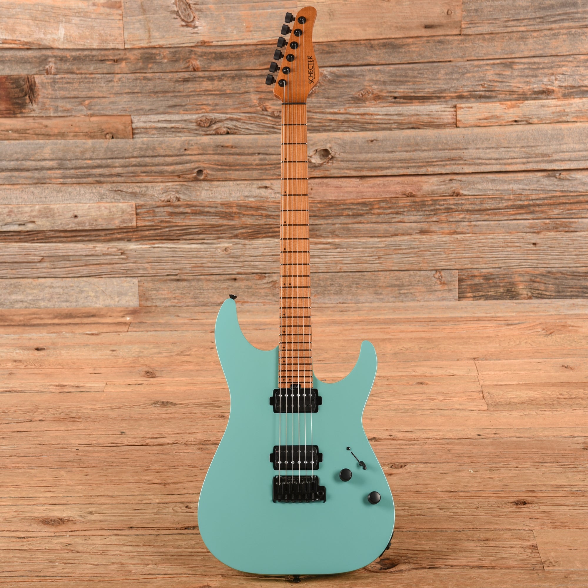 Schecter USA AM6 Aaron Marshall Signature Pale Emerald 2024 Electric Guitars / Solid Body