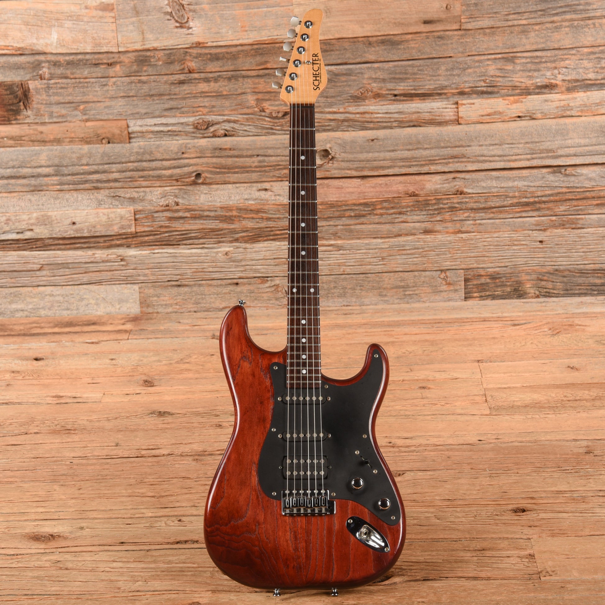 Schecter USA S-Style Red 1995 Electric Guitars / Solid Body