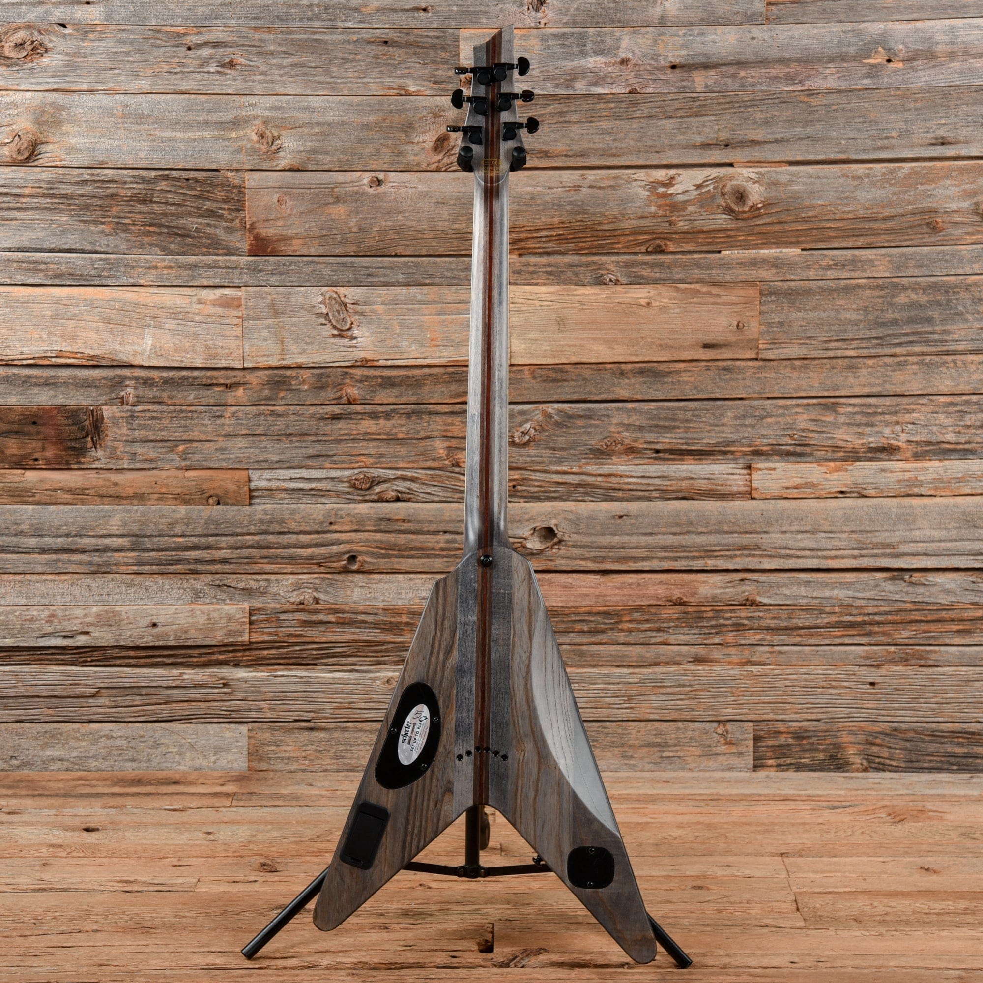 Schecter V-1 SLS Evil Twin Black 2021 Electric Guitars / Solid Body