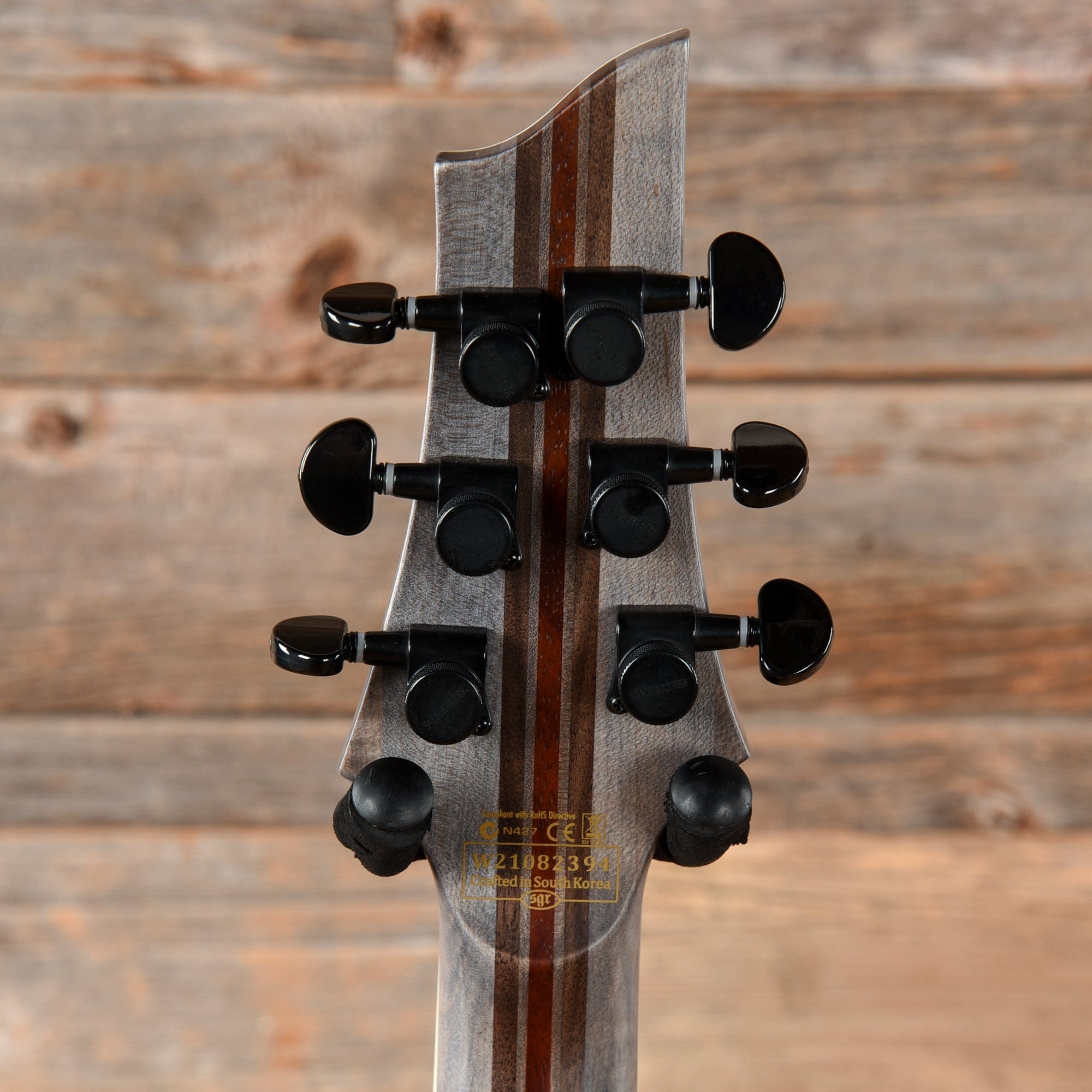 Schecter V-1 SLS Evil Twin Black 2021 Electric Guitars / Solid Body