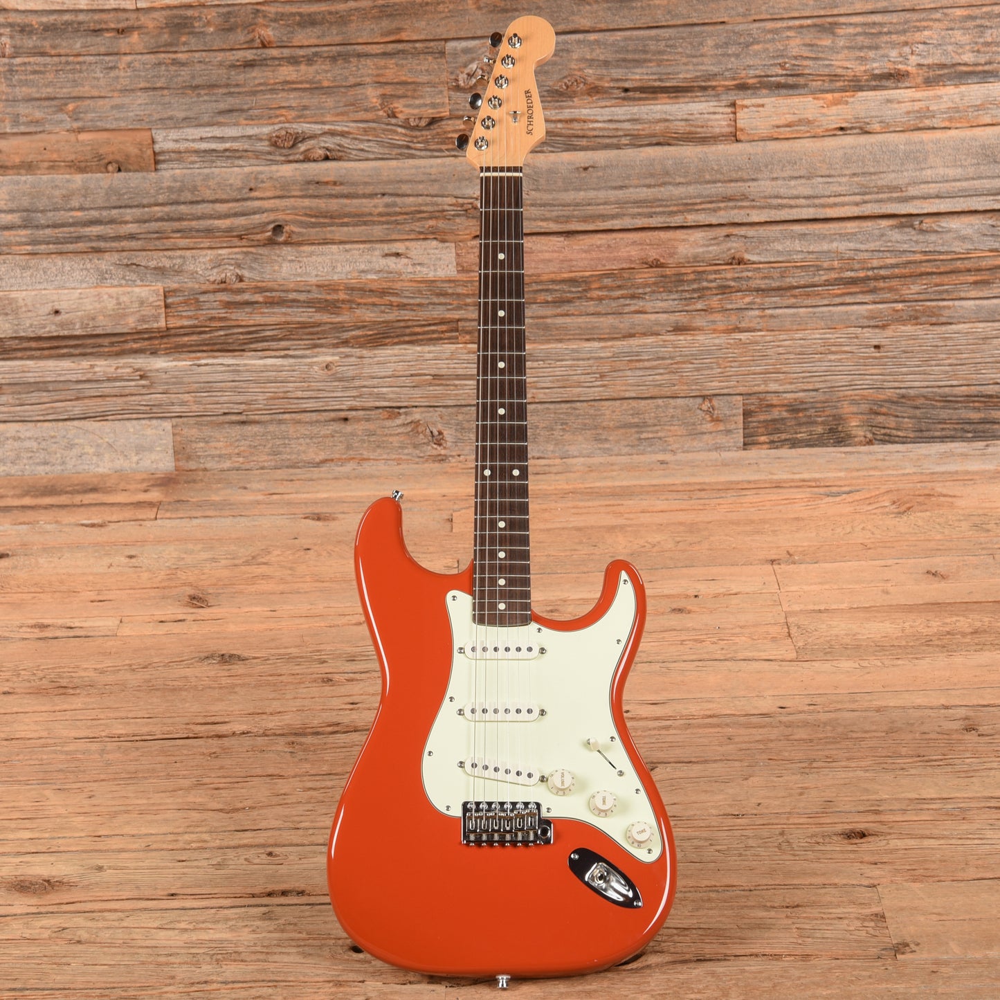 Schroeder S-Type Fiesta Red Electric Guitars / Solid Body