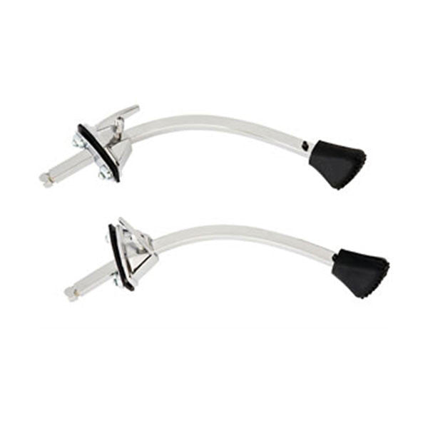 Ludwig 1/2" Classic Curved Bass Drum Spurs (Pair)