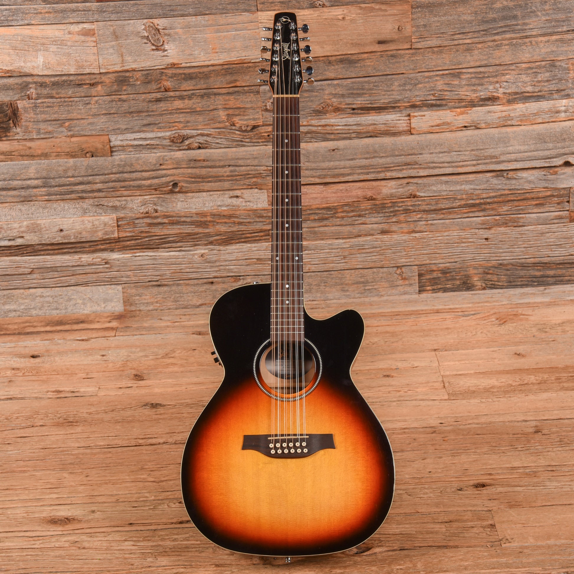 Seagull S12 CH CW GT QIT Sunburst Acoustic Guitars / 12-String