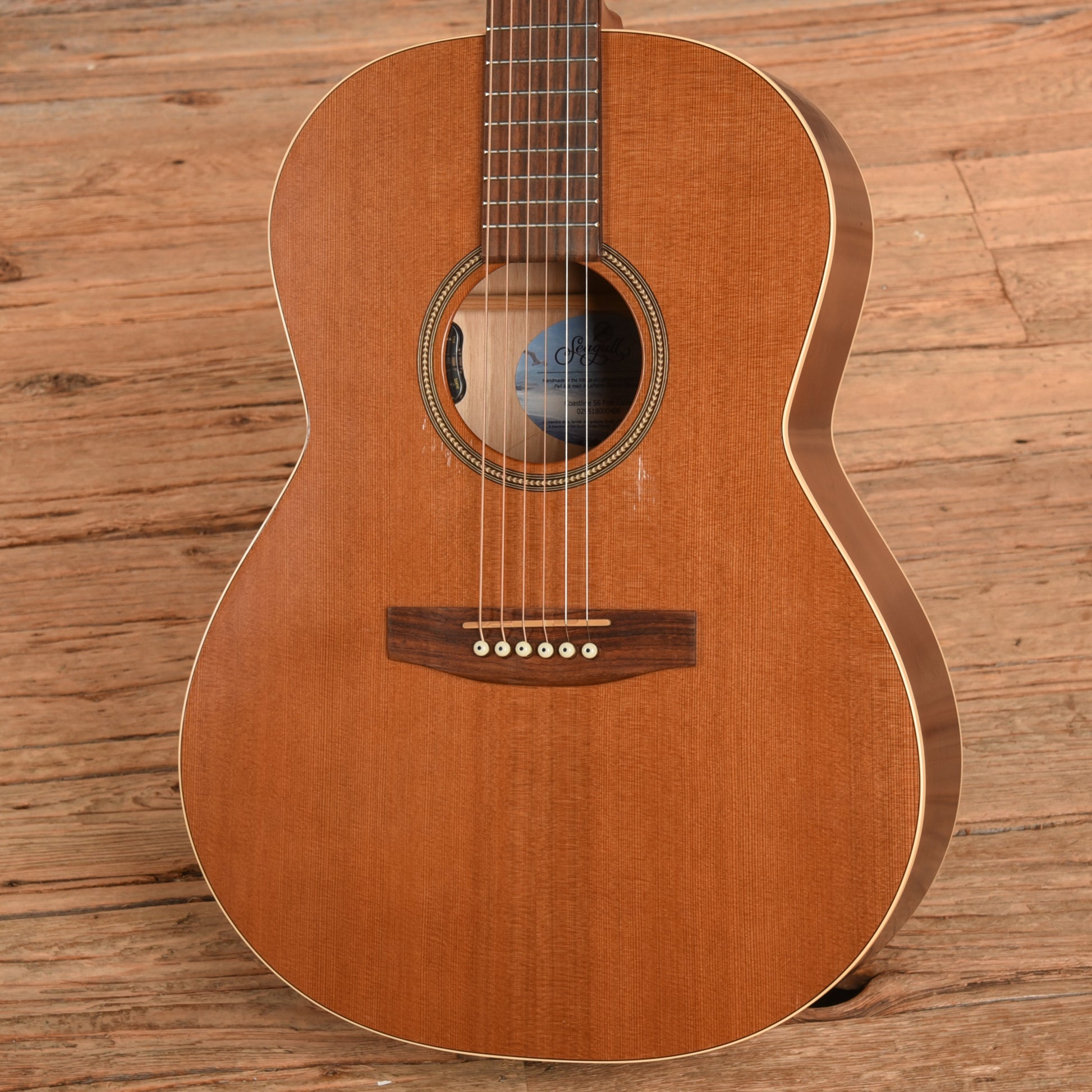 Seagull Coastline S6 Folk Cedar Natural Acoustic Guitars / Concert