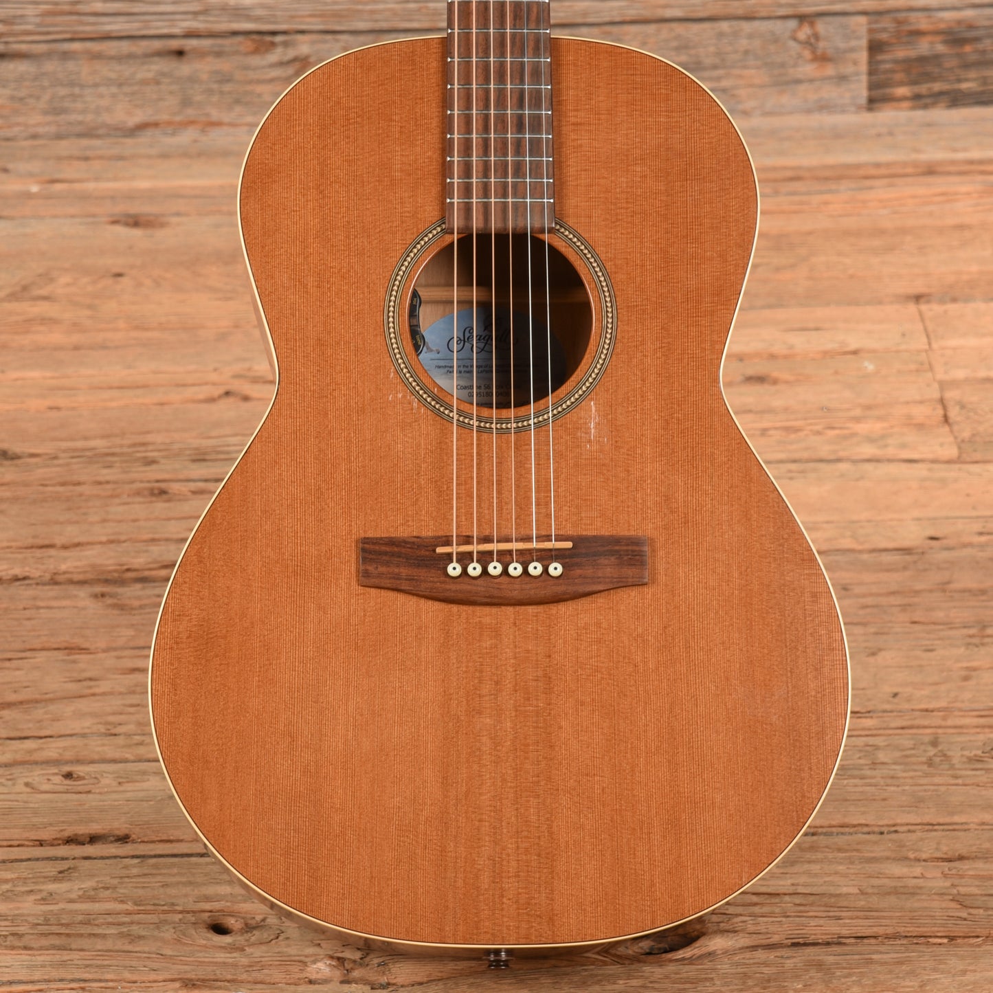 Seagull Coastline S6 Folk Cedar Natural Acoustic Guitars / Concert