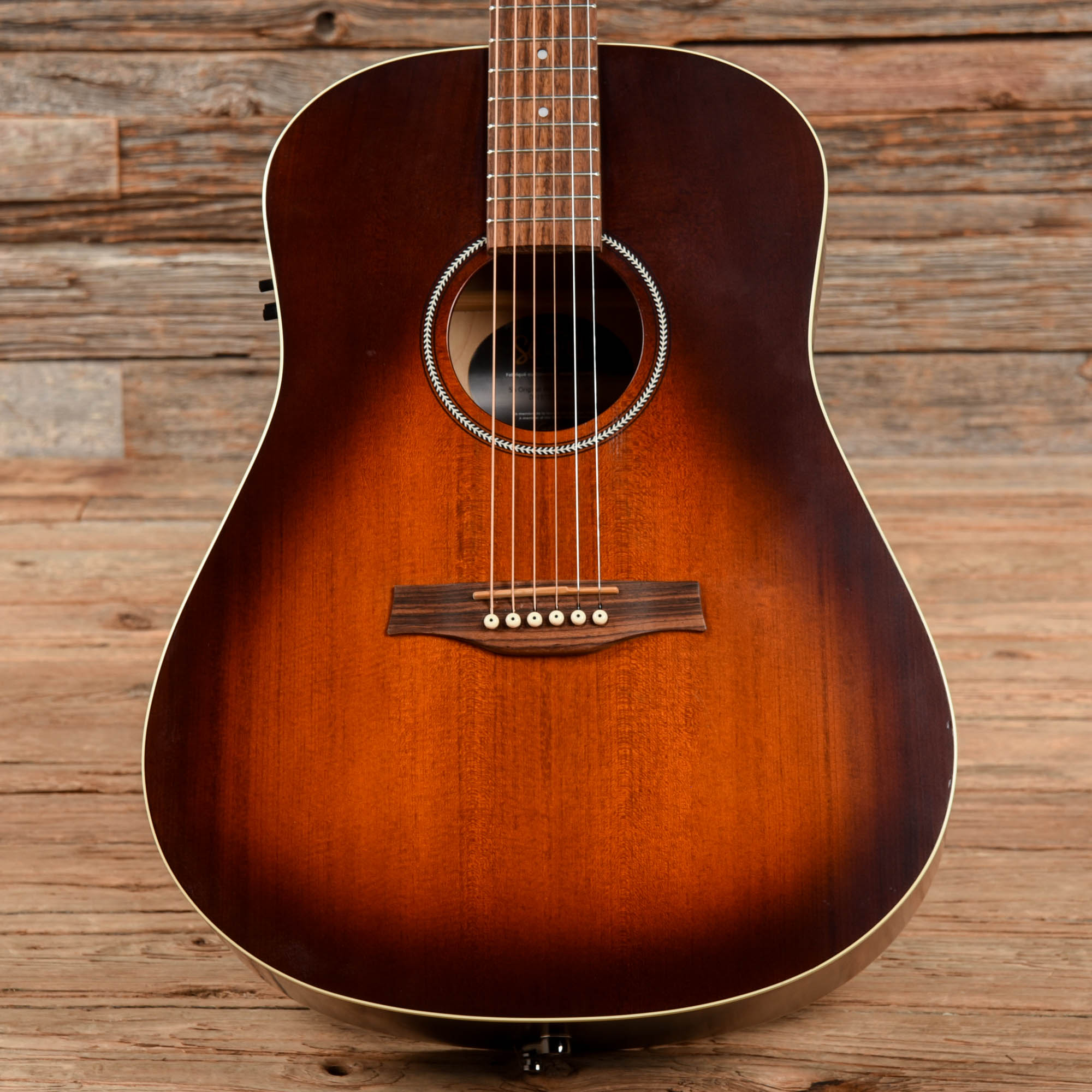 Seagull S6 Original QIT Burnt Umber Acoustic Guitars / Dreadnought