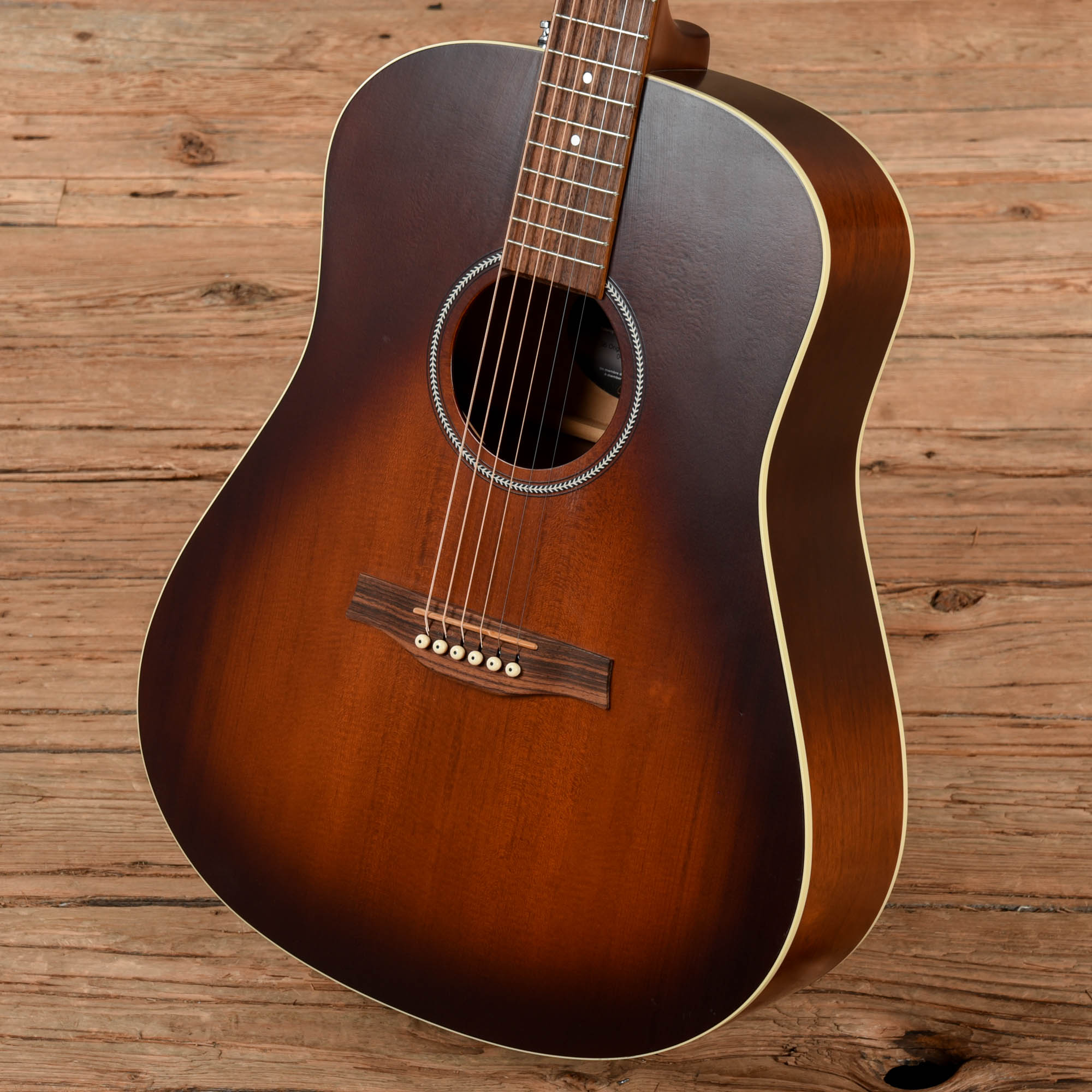 Seagull S6 Original QIT Burnt Umber Acoustic Guitars / Dreadnought